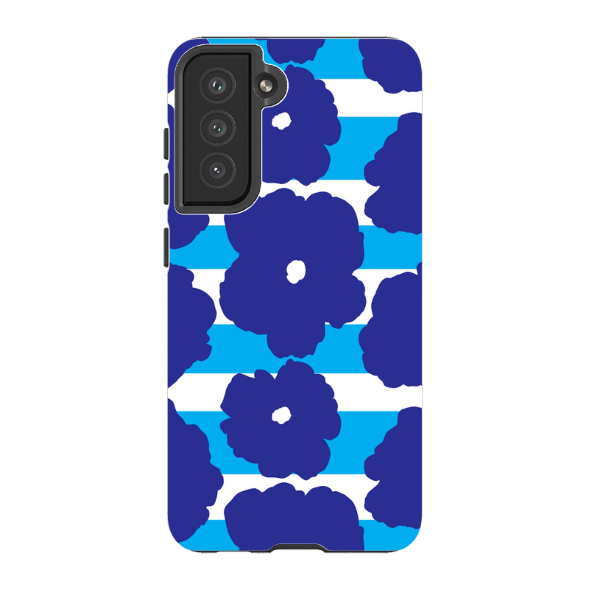 Bold Floral Blue — Samsung Galaxy Tough Case — Finnaij