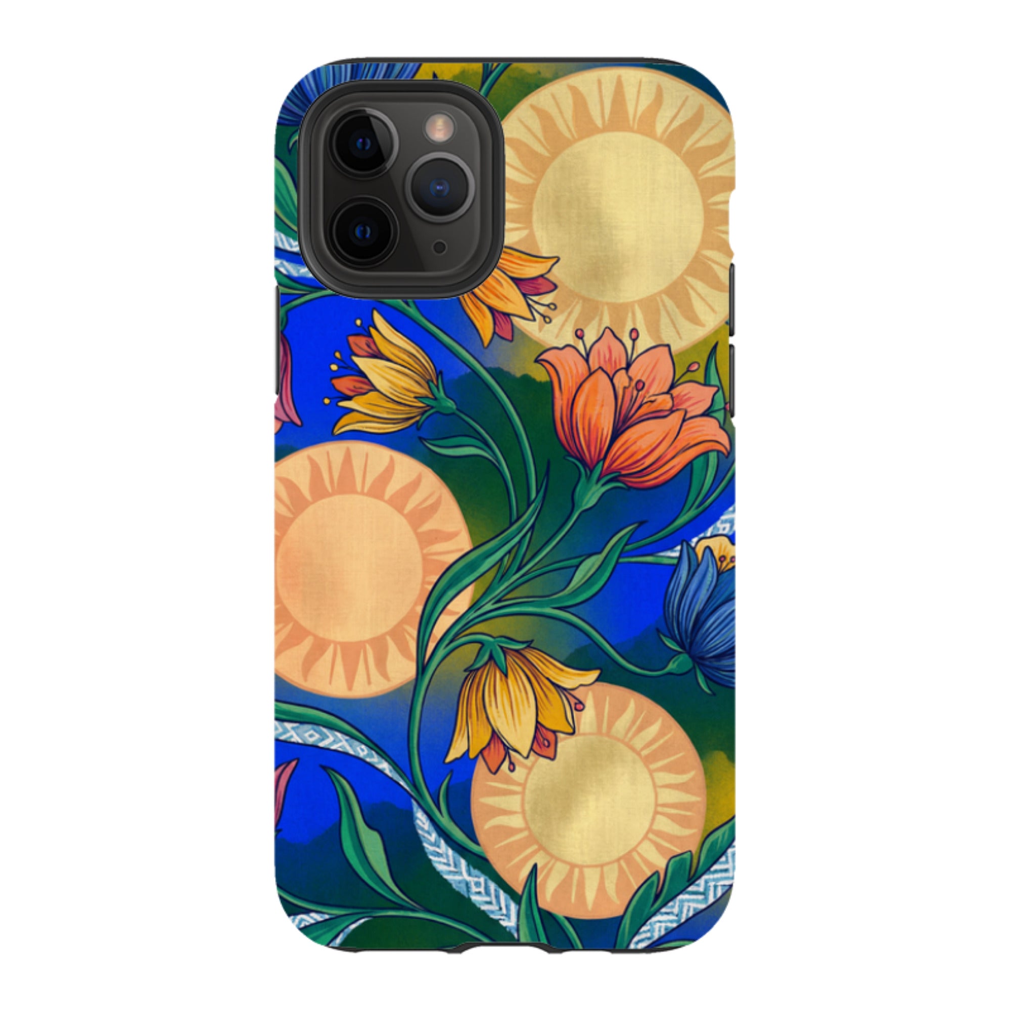 Midnight Sun Garden by Aino Kallio - iPhone Tough Case
