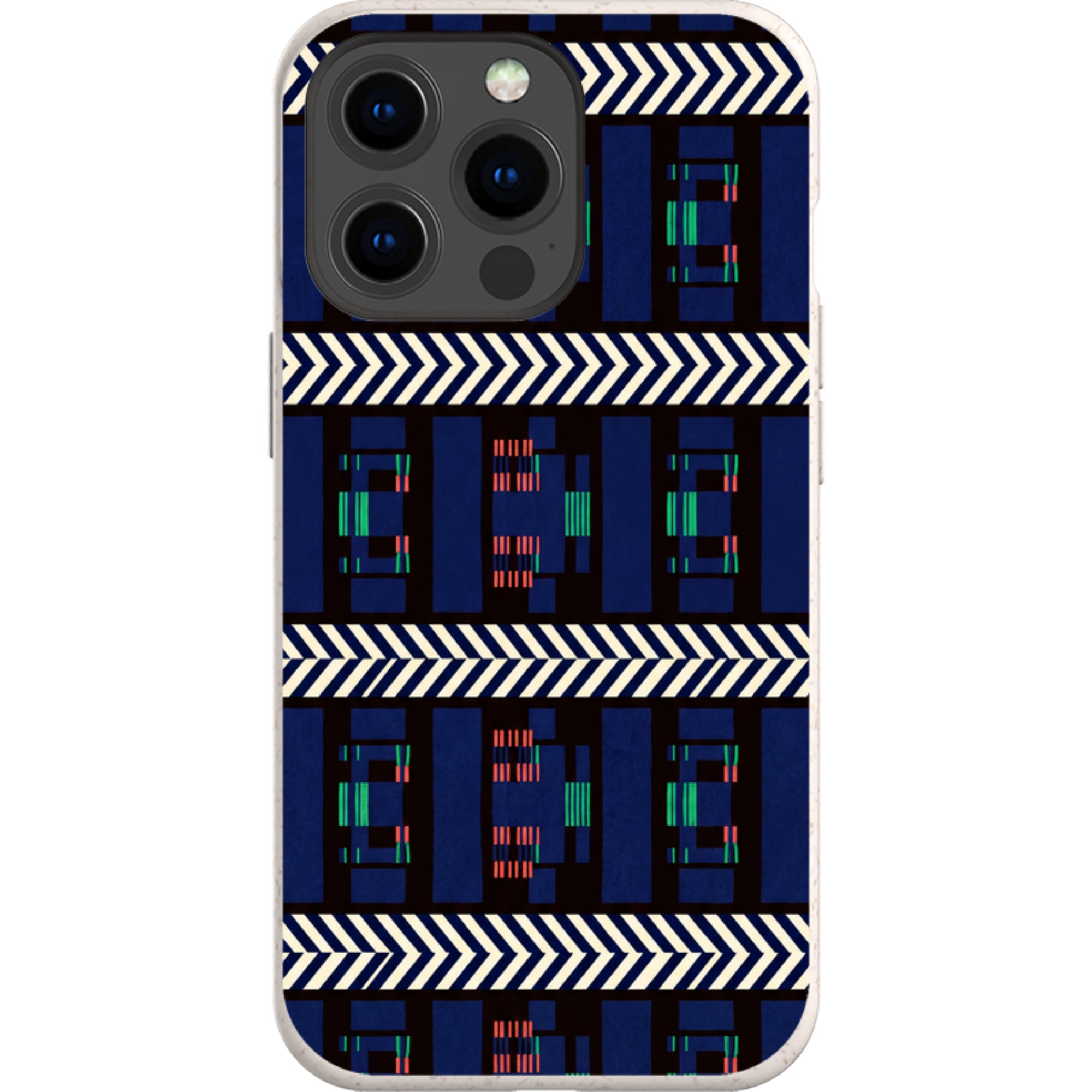 Midnight Aso-Oke by Ada Okoye — iPhone 13 Pro iPhone Bio-degradable Case — Finnaij