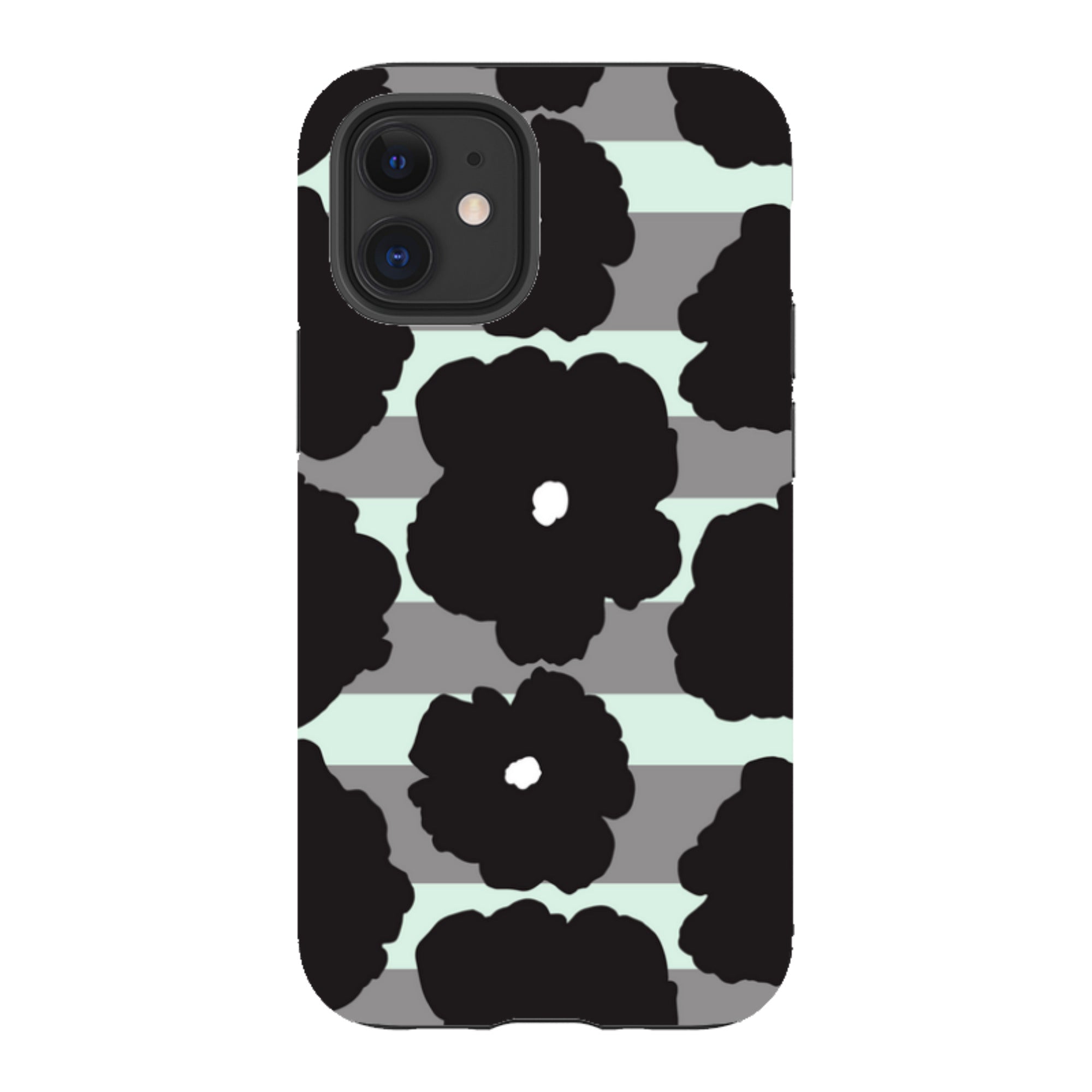 Bold Floral Black - iPhone Tough Case