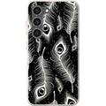Feathers in Bloom Black — Samsung Galaxy Bio-degradable Case — Finnaij