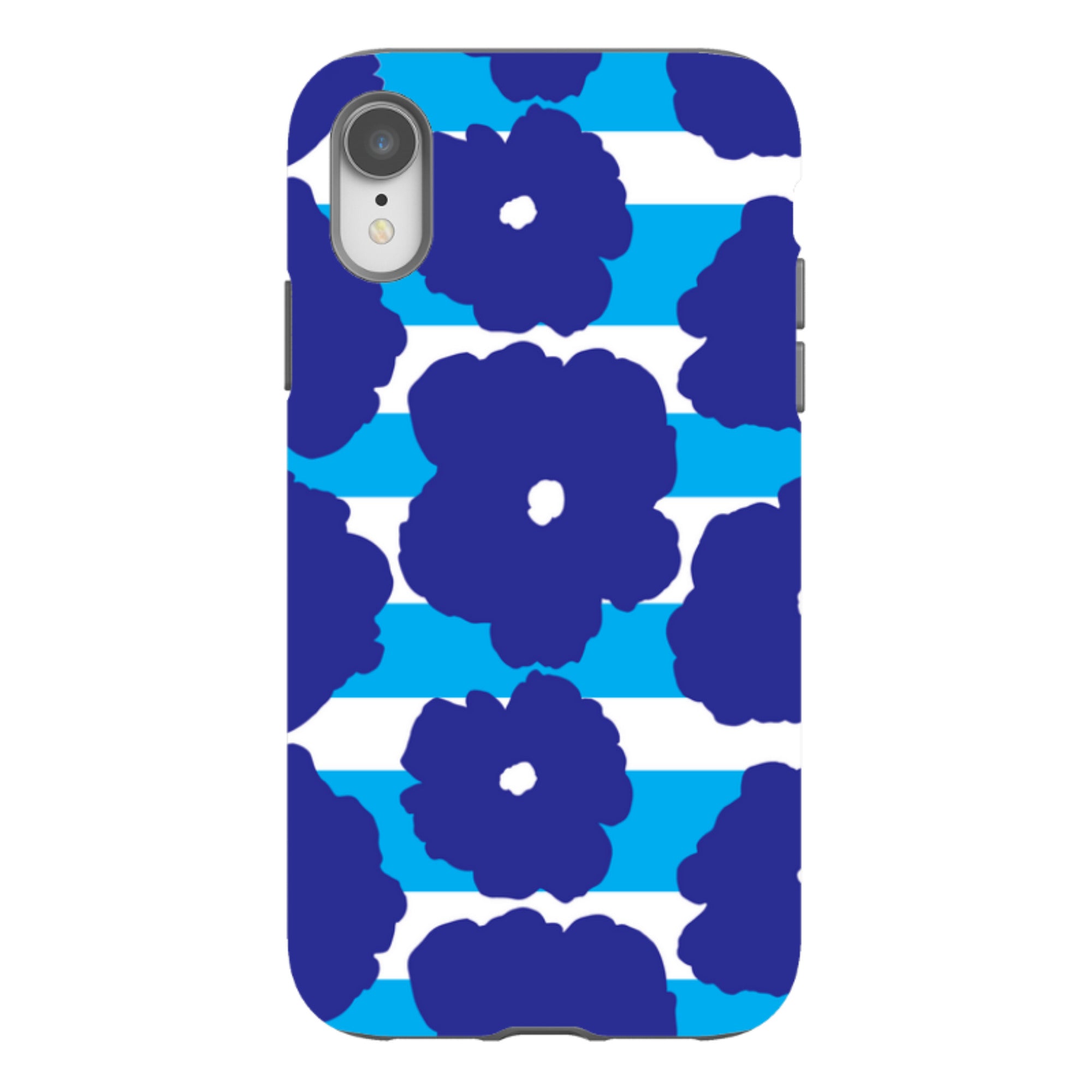 Bold Floral Blue - iPhone Tough Case