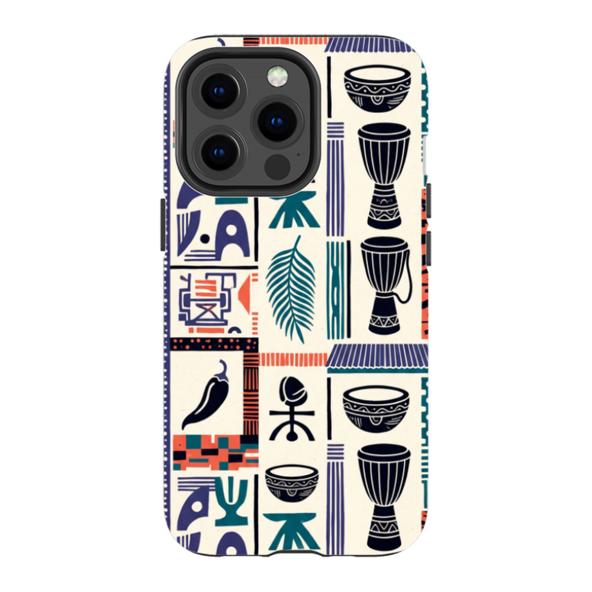 Market Day Icons by Ada Okoye - iPhone Tough Case
