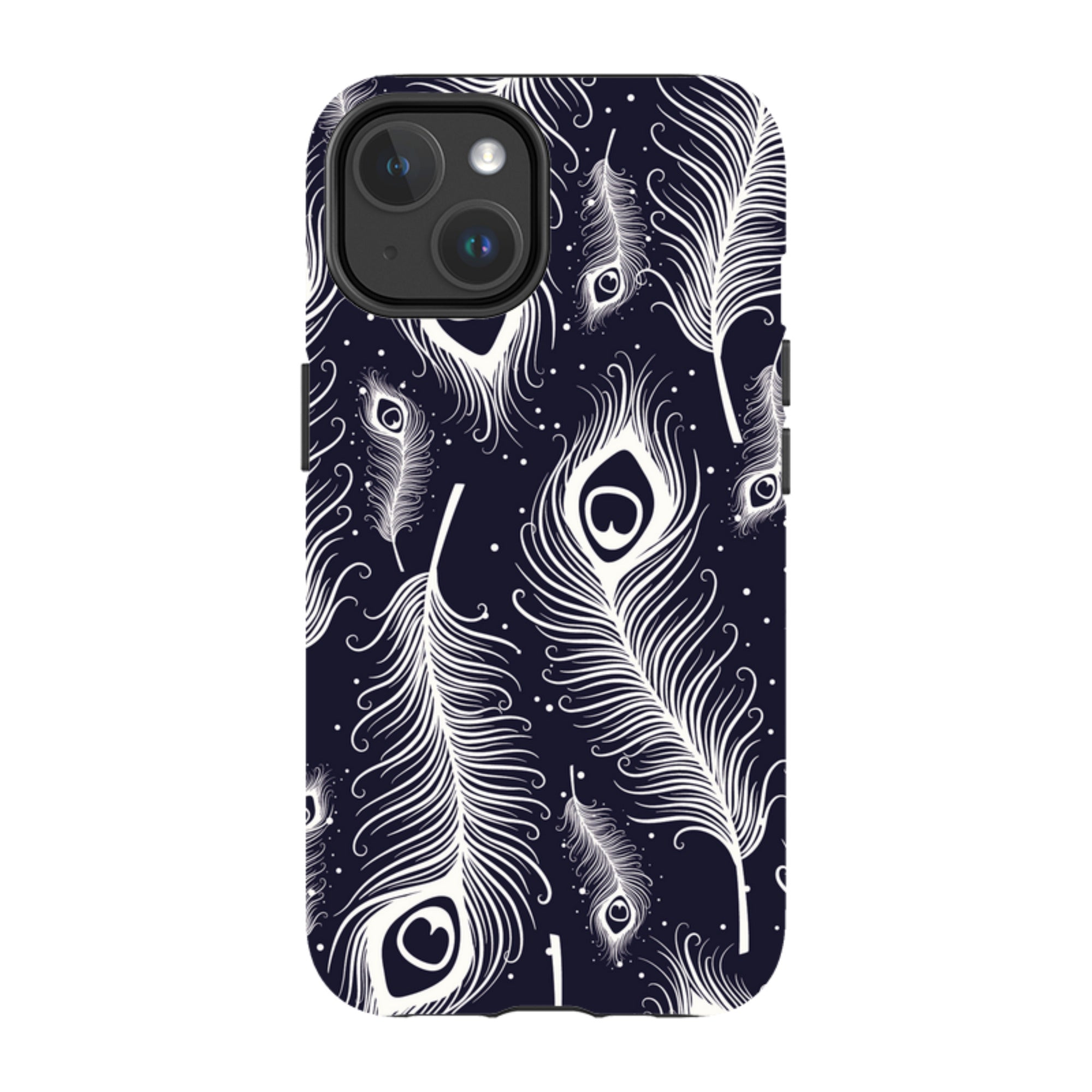 Feathers in Bloom — iPhone 14 Magsafe Tough Case — Finnaij
