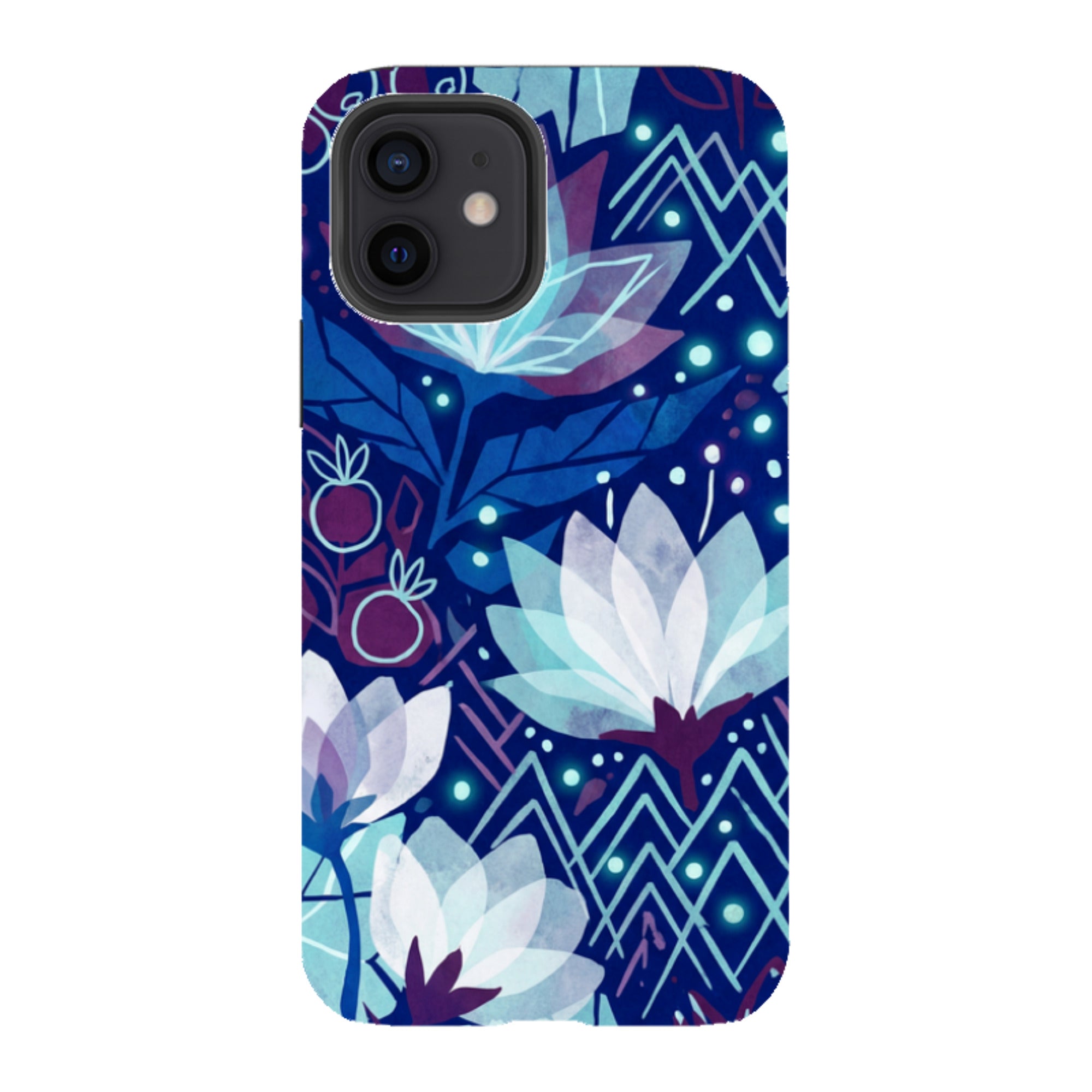 Frozen Lake Petals by Aino Kallio - iPhone Tough Case
