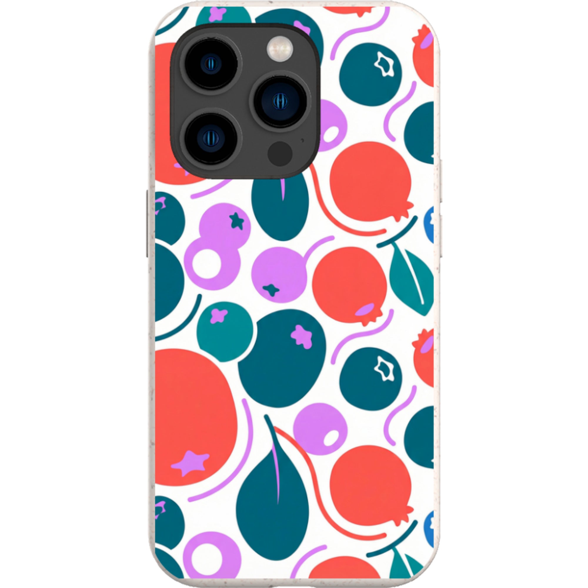 Berry Icon Remix by Salla Niemi — iPhone 14 Pro iPhone Bio-degradable Case — Finnaij