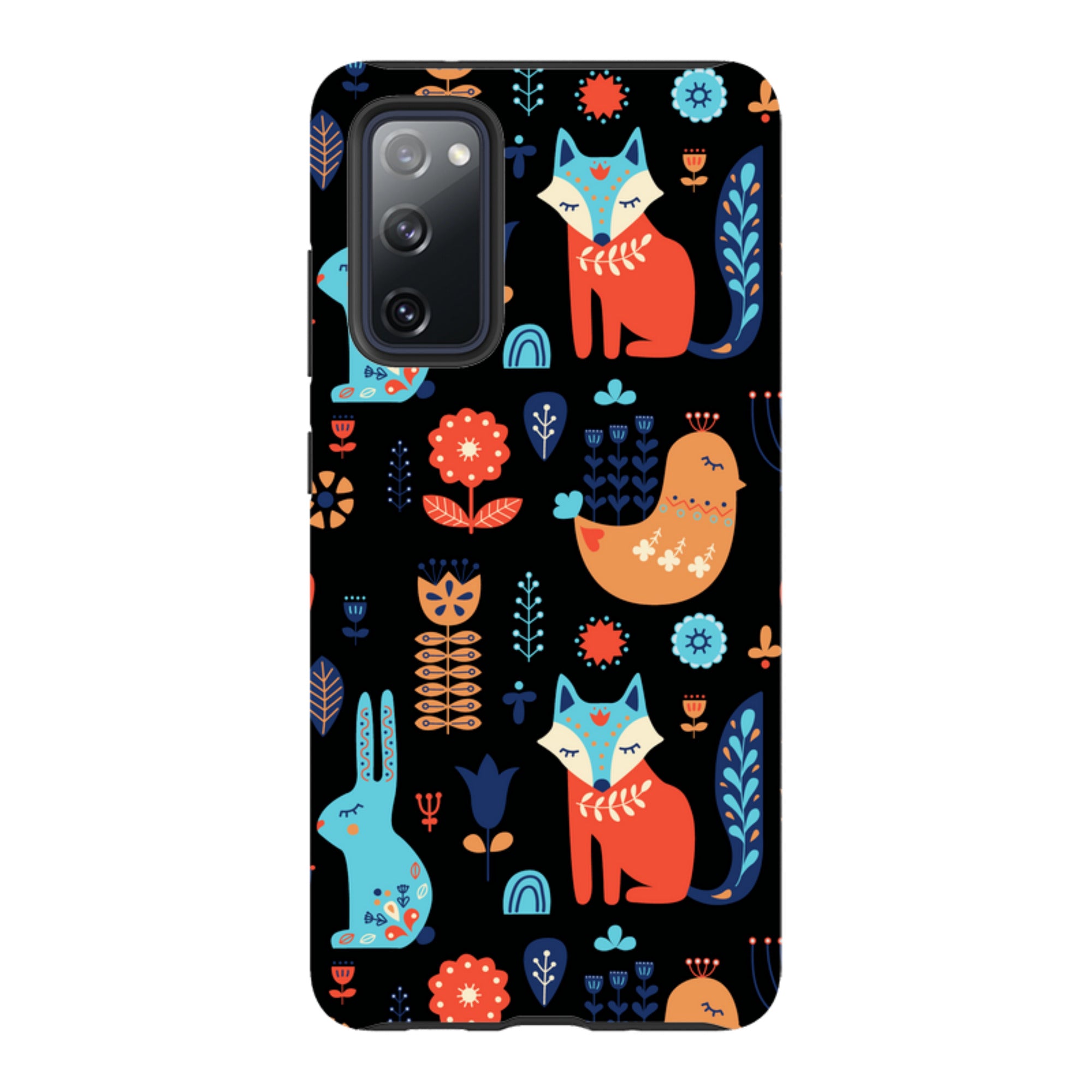 Nordic Ornament Black - Samsung Tough Case