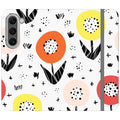 Botanical Doodle — Apple Folio Wallet Phone Case — Finnaij