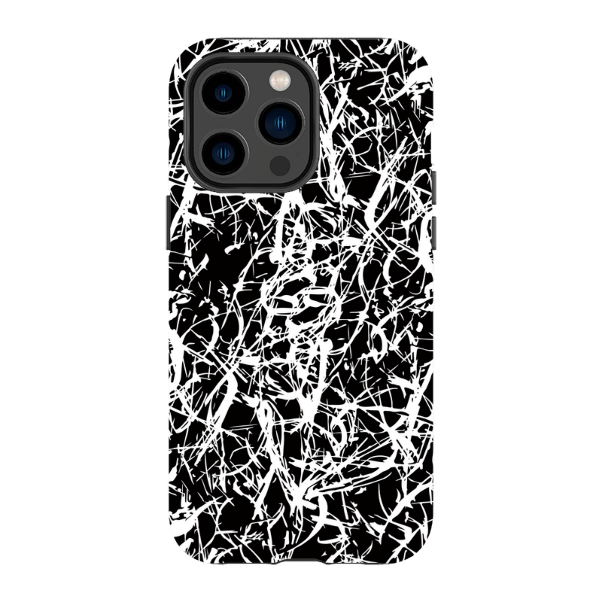 Black-White Grunge — Apple iPhone Tough Case — Finnaij