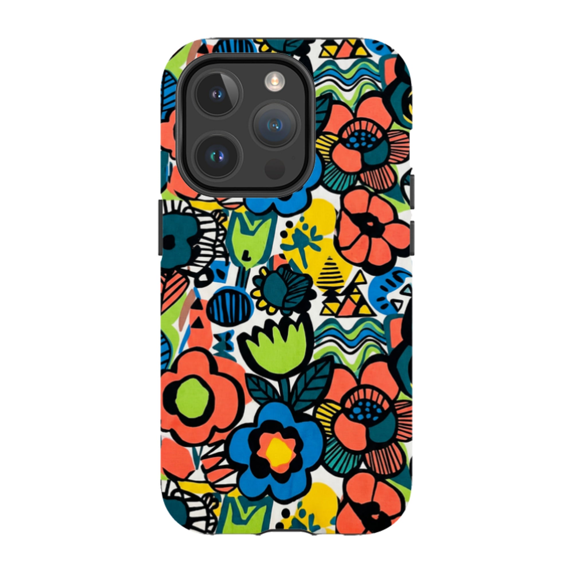Floral Street Nordic by Salla Niemi — iPhone 14 Pro Magsafe Tough Case — Finnaij