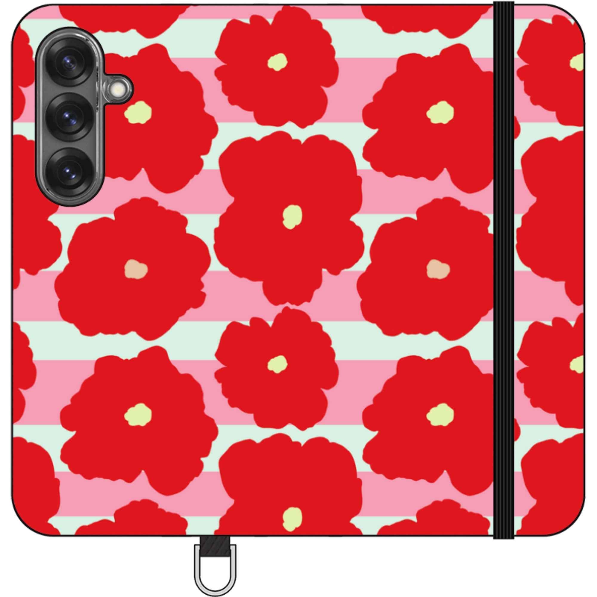 Bold Floral — Apple Folio Wallet Case — Finnaij