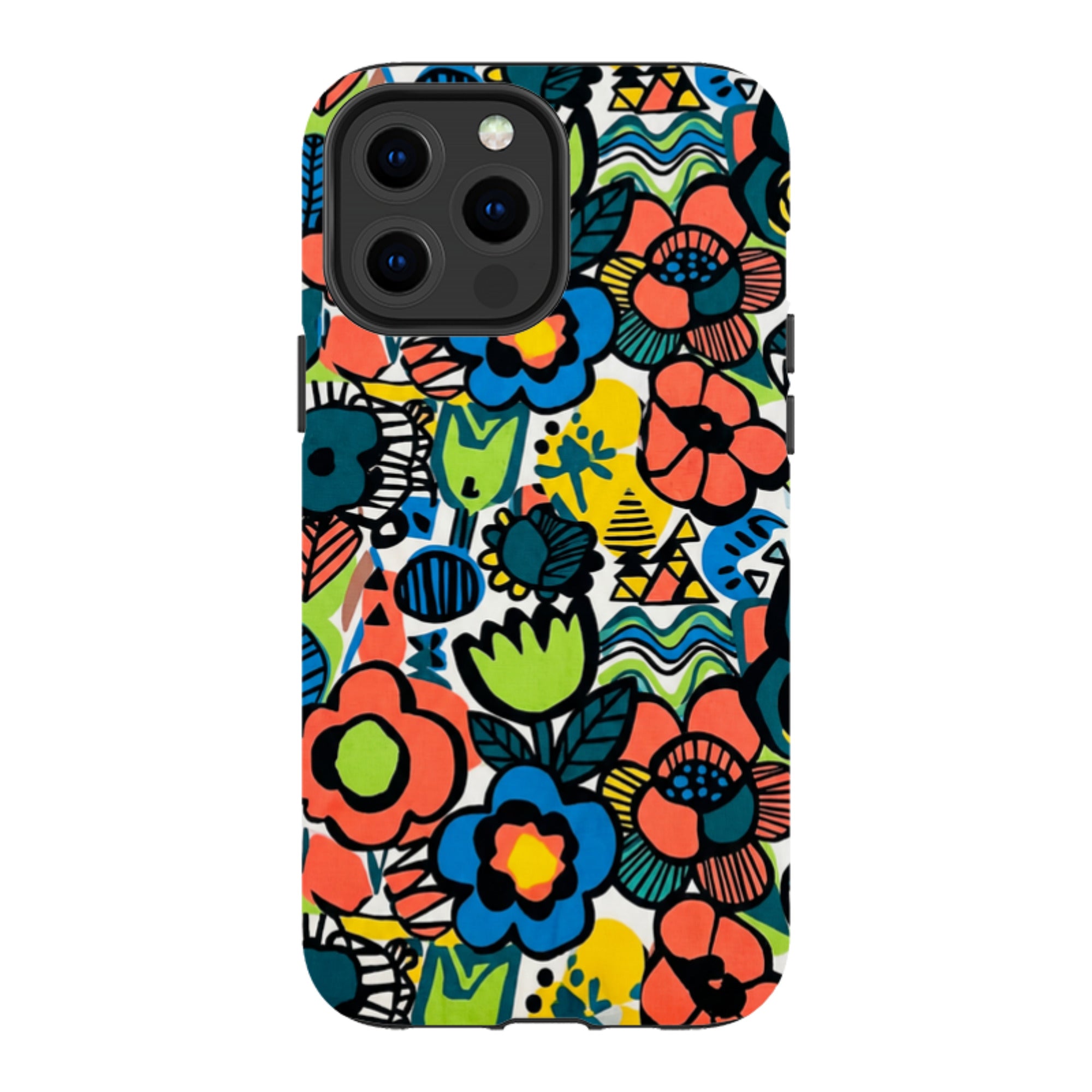 Floral Street Nordic by Salla Niemi — iPhone 13 Pro Max Magsafe Tough Case — Finnaij