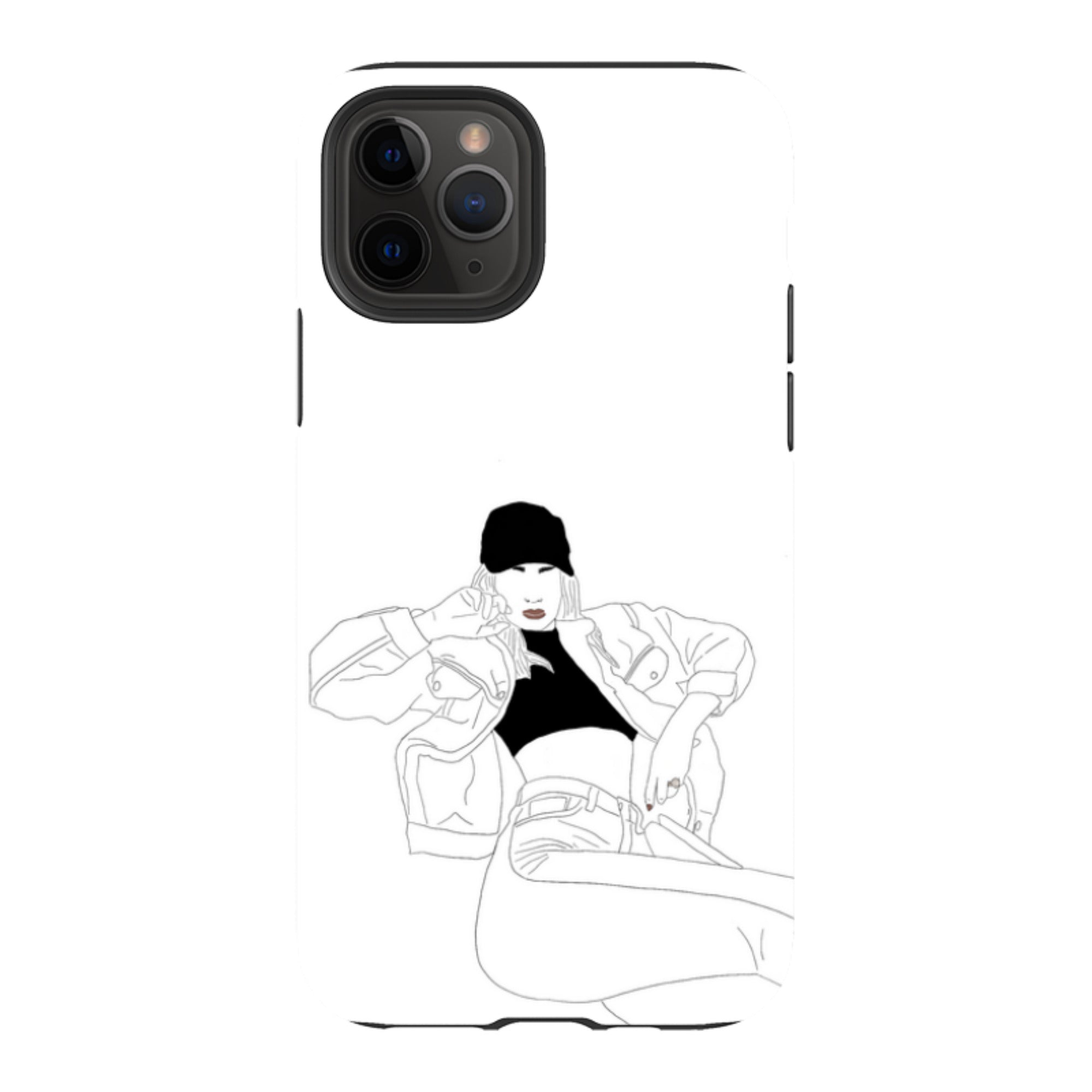 Black Cap by Keagan Haight - iPhone Tough Case