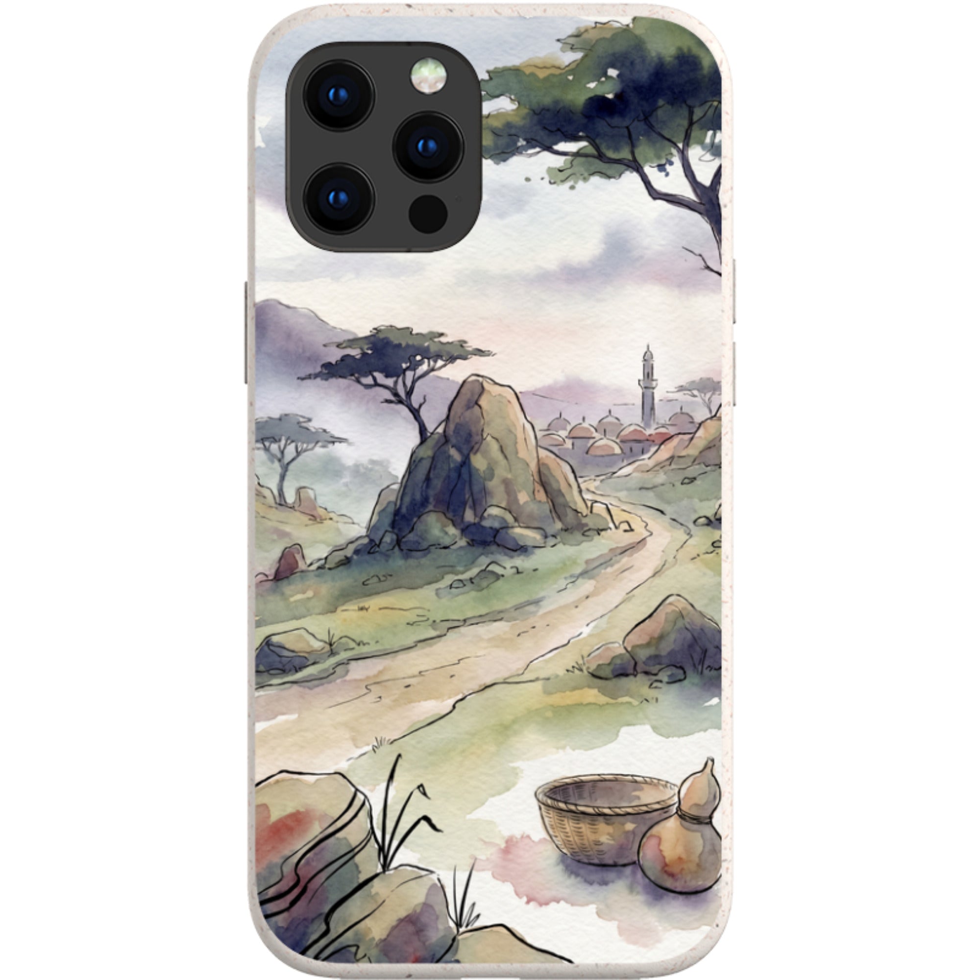 Jos Plateau Cool Light by Tobi Akinyemi — iPhone 13 Pro Max iPhone Bio-degradable Case — Finnaij