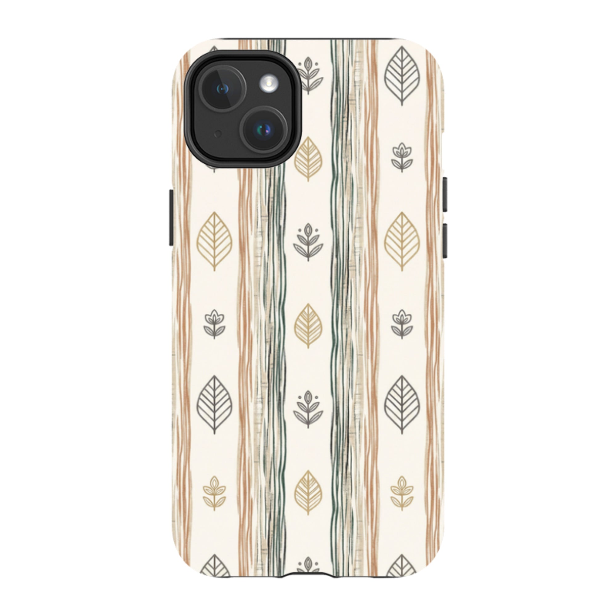 Birch Linen Harmony by Elsi Vaarala — iPhone 14 Plus Magsafe Tough Case — Finnaij