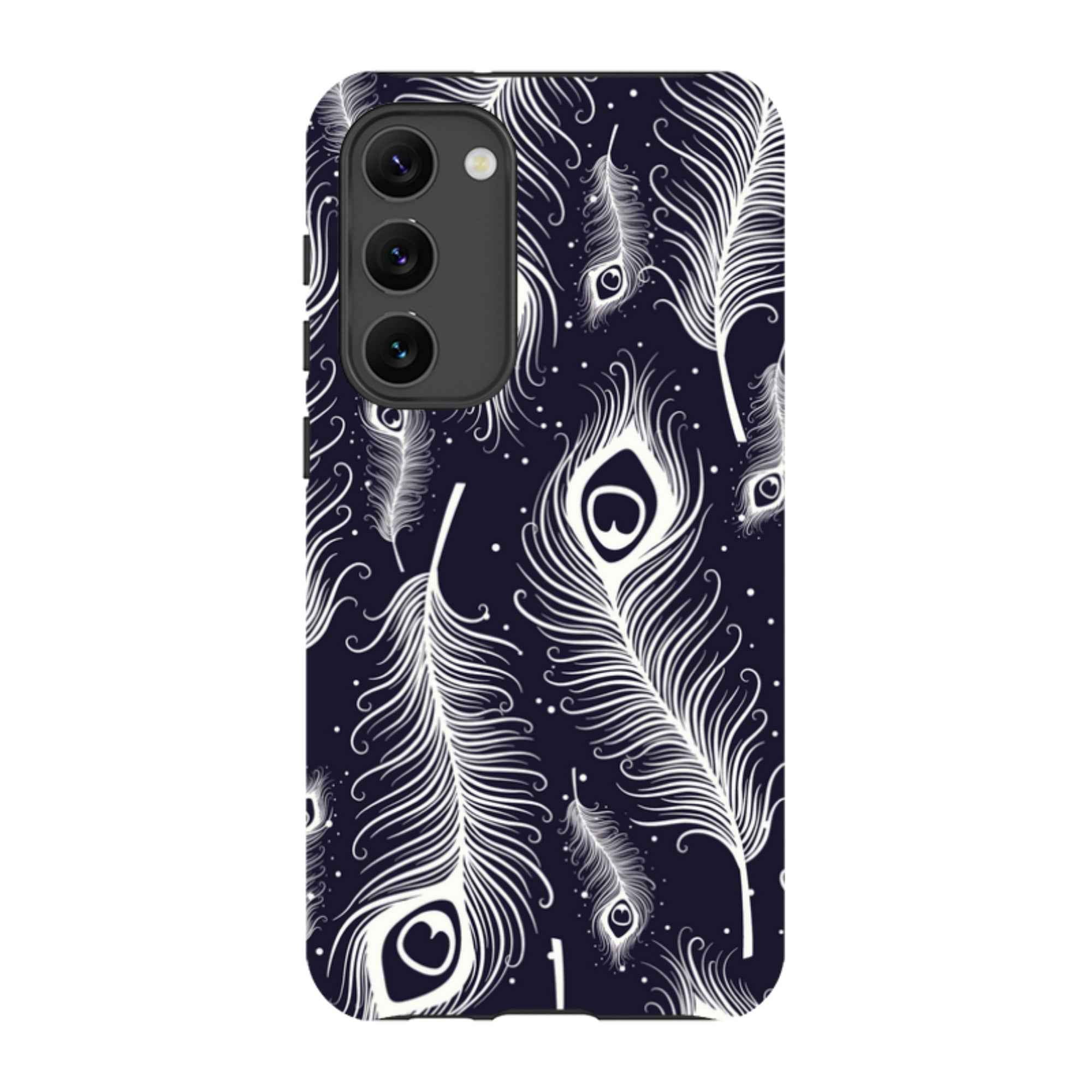 Feathers in Bloom — Samsung Galaxy Tough Case — Finnaij