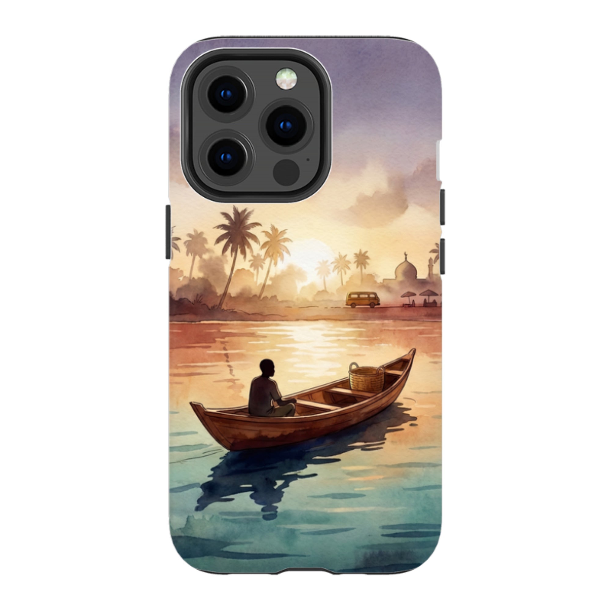 Lagoon Morning by Tobi Akinyemi - iPhone Tough Case