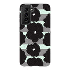 Bold Floral Black — S21 Tough Case — Finnaij