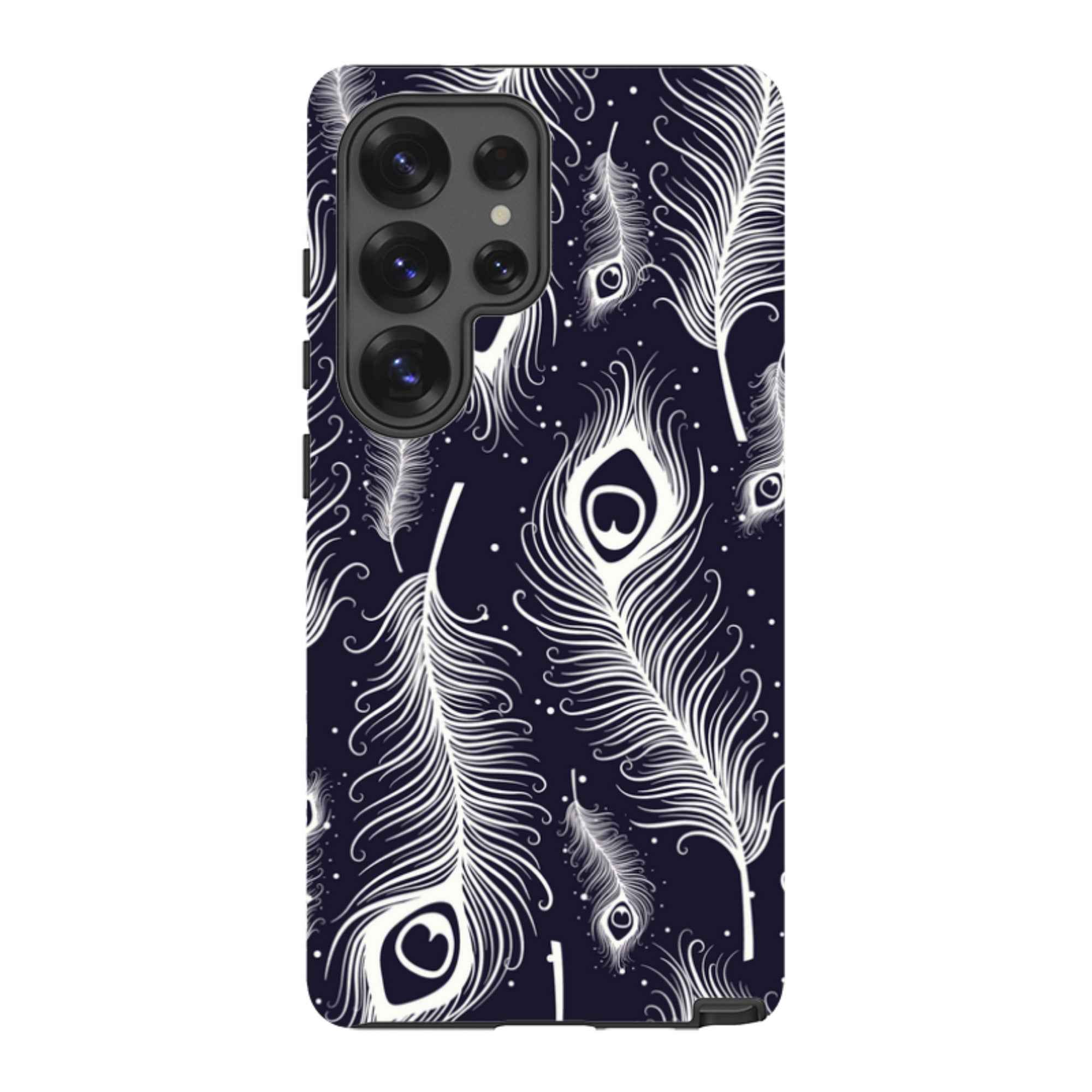 Feathers in Bloom — Samsung Galaxy Tough Case — Finnaij