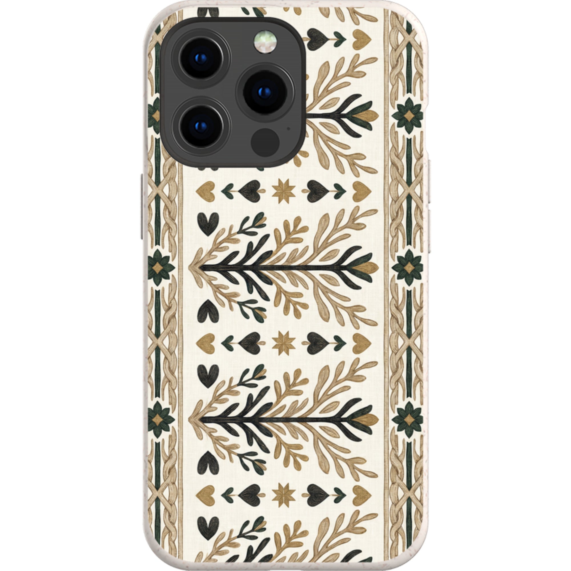 Heritage Border by Elsi Vaarala — iPhone 13 Pro iPhone Bio-degradable Case — Finnaij