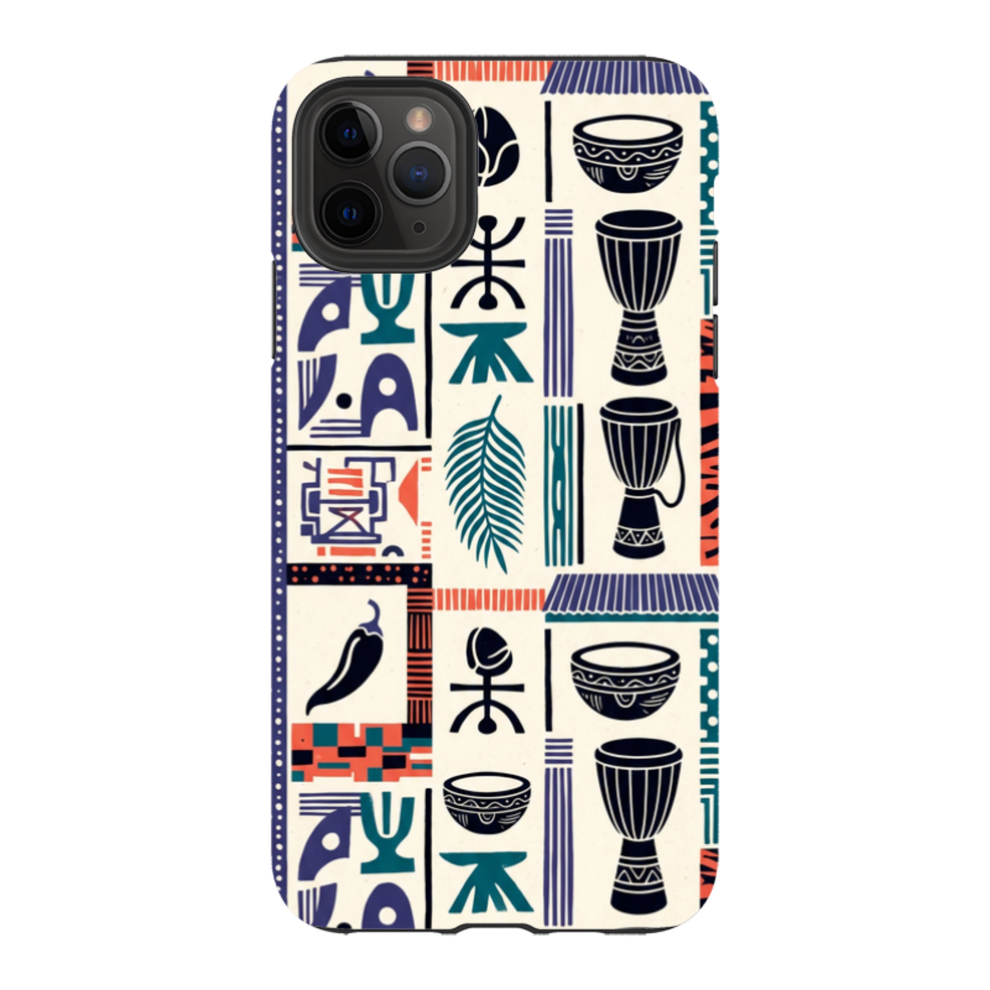 Market Day Icons by Ada Okoye - iPhone Tough Case