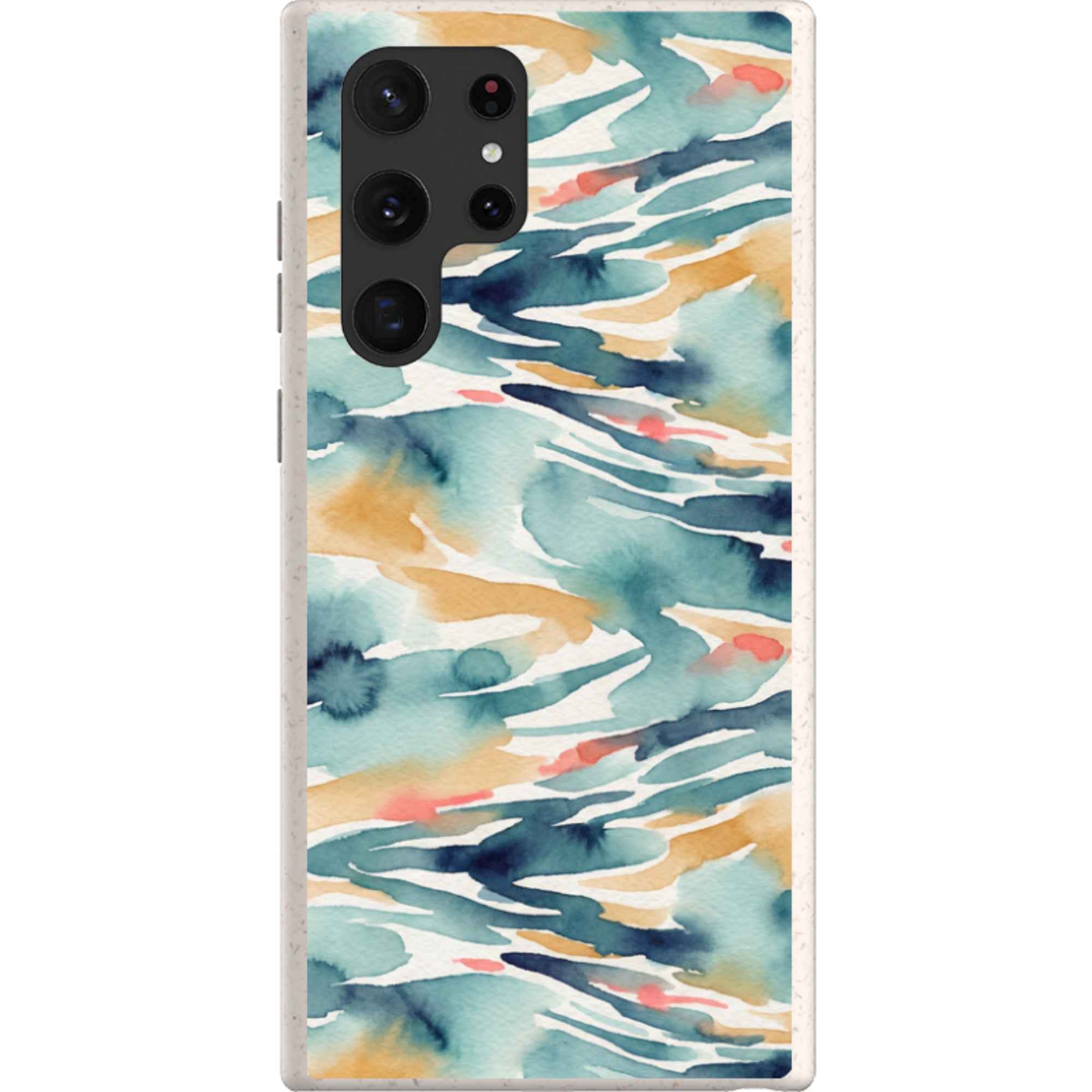 River Reflection Pattern Crop by Tobi Akinyemi - Samsung Galaxy Bio-degradable Case