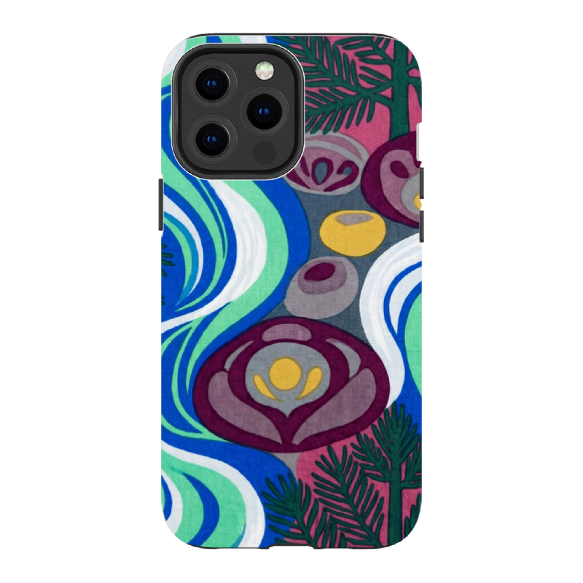 Sauna Bloom Motif by Aino Kallio — Apple iPhone Tough Case — Finnaij