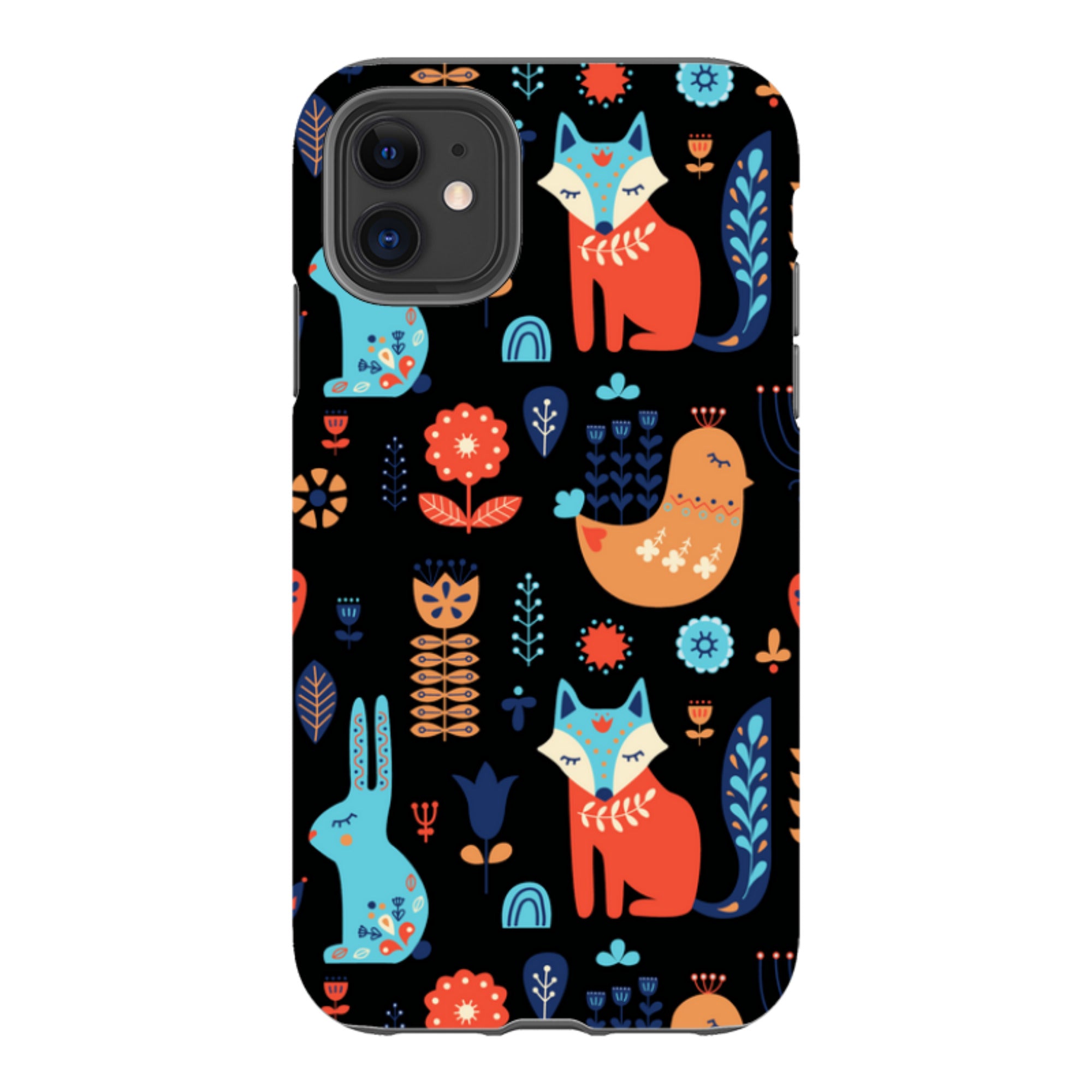 Nordic Ornament Black - iPhone Tough Case