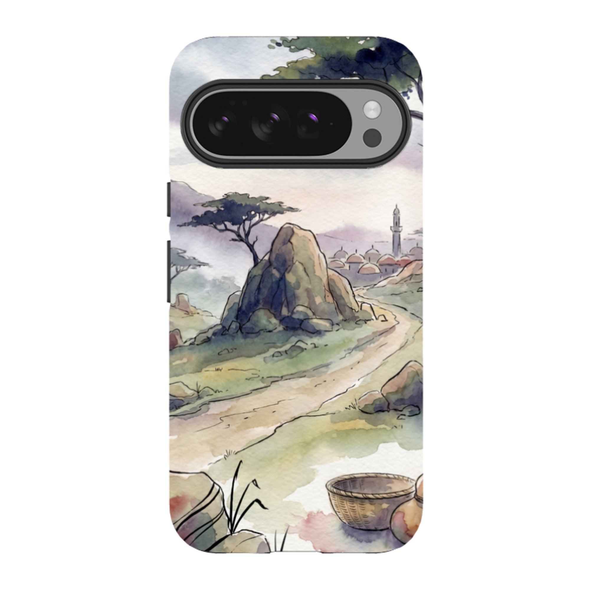 Jos Plateau Cool Light by Tobi Akinyemi — Tough Case for Google Pixel — Finnaij