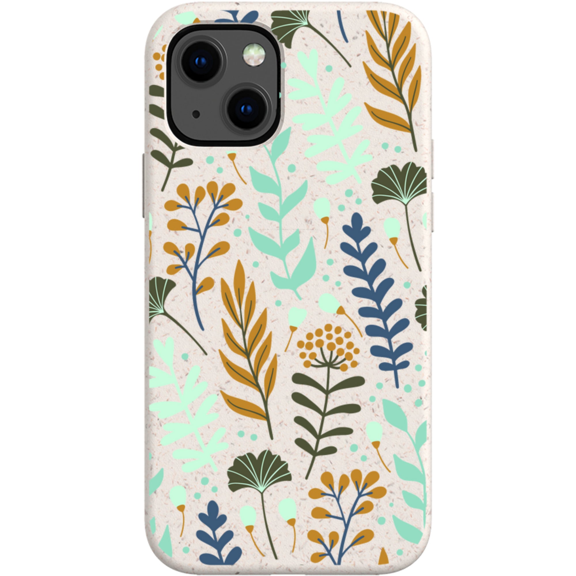 Wild Floral Natural — iPhone 13 Mini iPhone Bio-degradable Case — Finnaij