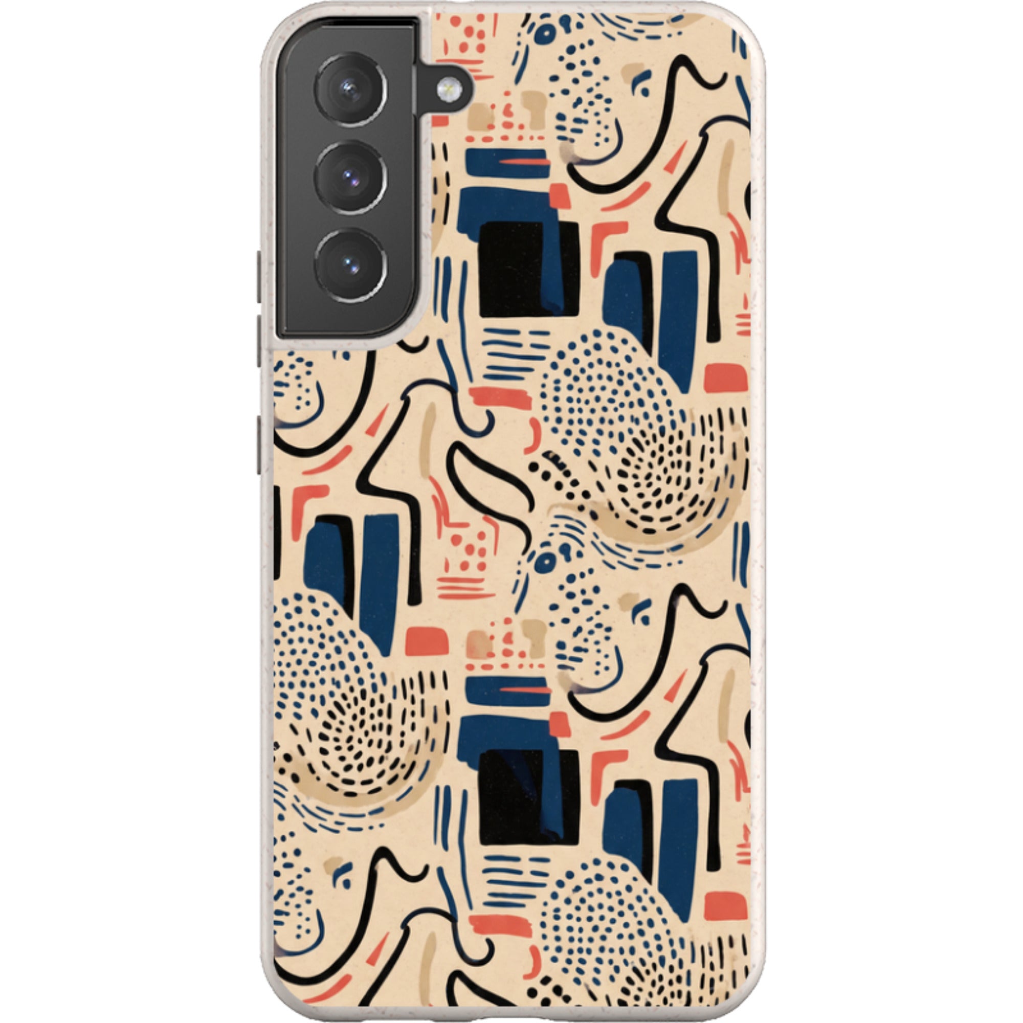 Sandstone Adire by Ada Okoye — Galaxy Bio-degradable Case for Samsung Galaxy — Finnaij