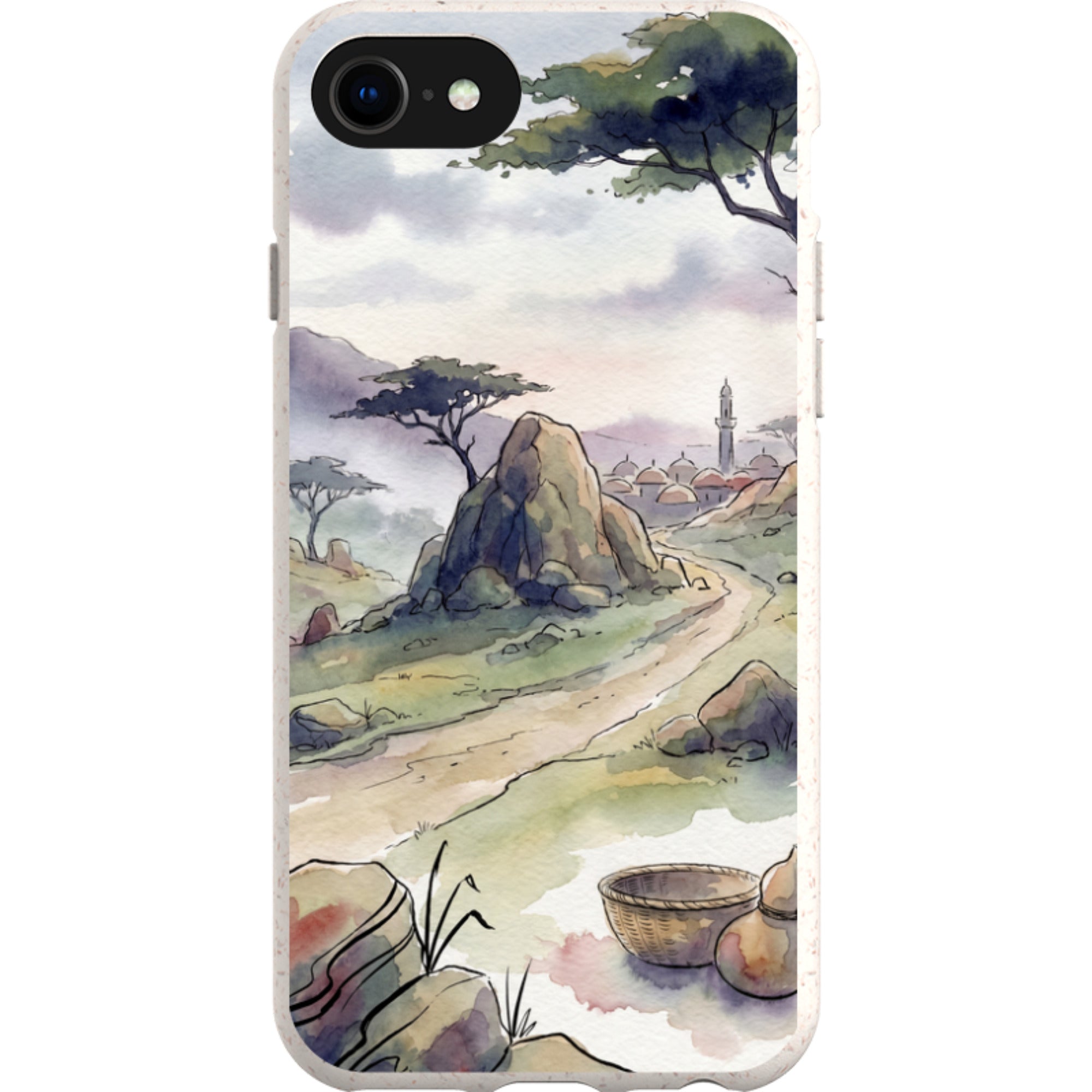 Jos Plateau Cool Light by Tobi Akinyemi — iPhone SE3 iPhone Bio-degradable Case — Finnaij