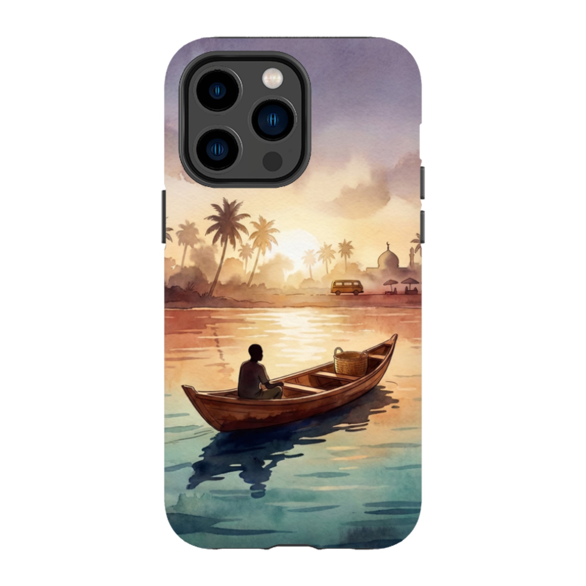 Lagoon Morning by Tobi Akinyemi - iPhone Tough Case