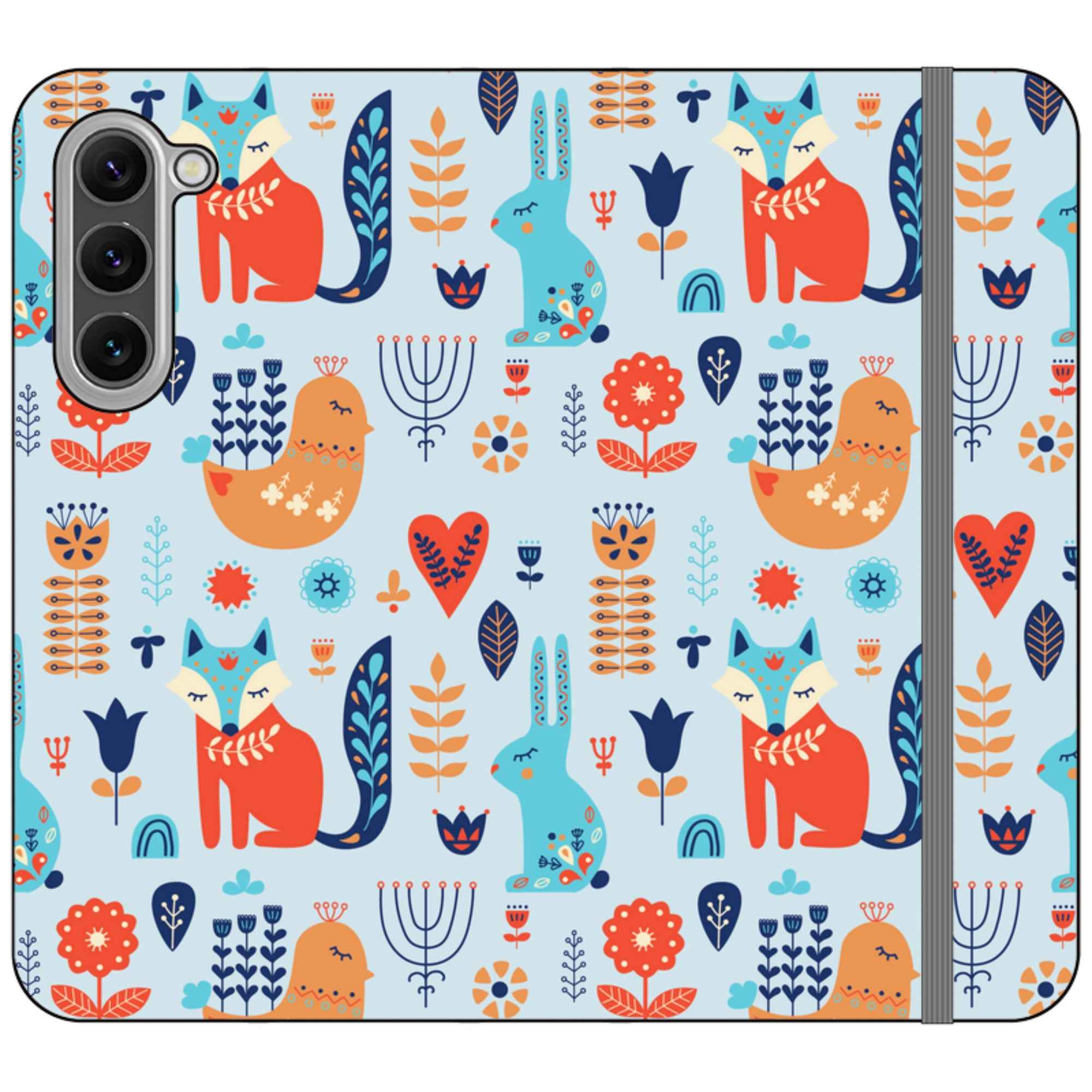 Nordic Ornament — Apple Folio Wallet Case — Finnaij