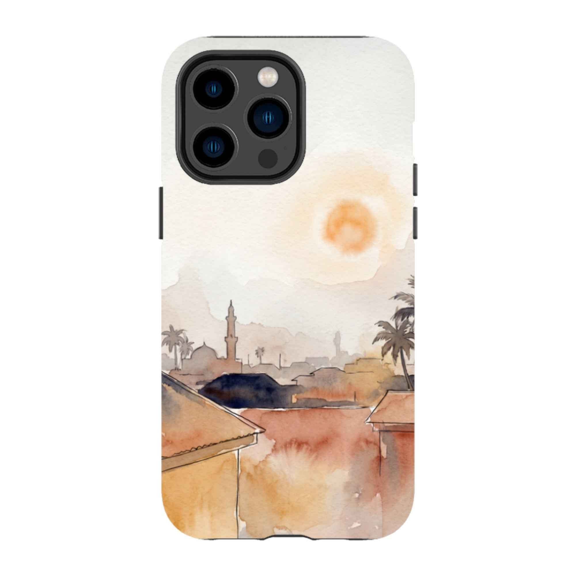 Harmattan Sky by Tobi Akinyemi - iPhone Tough Case
