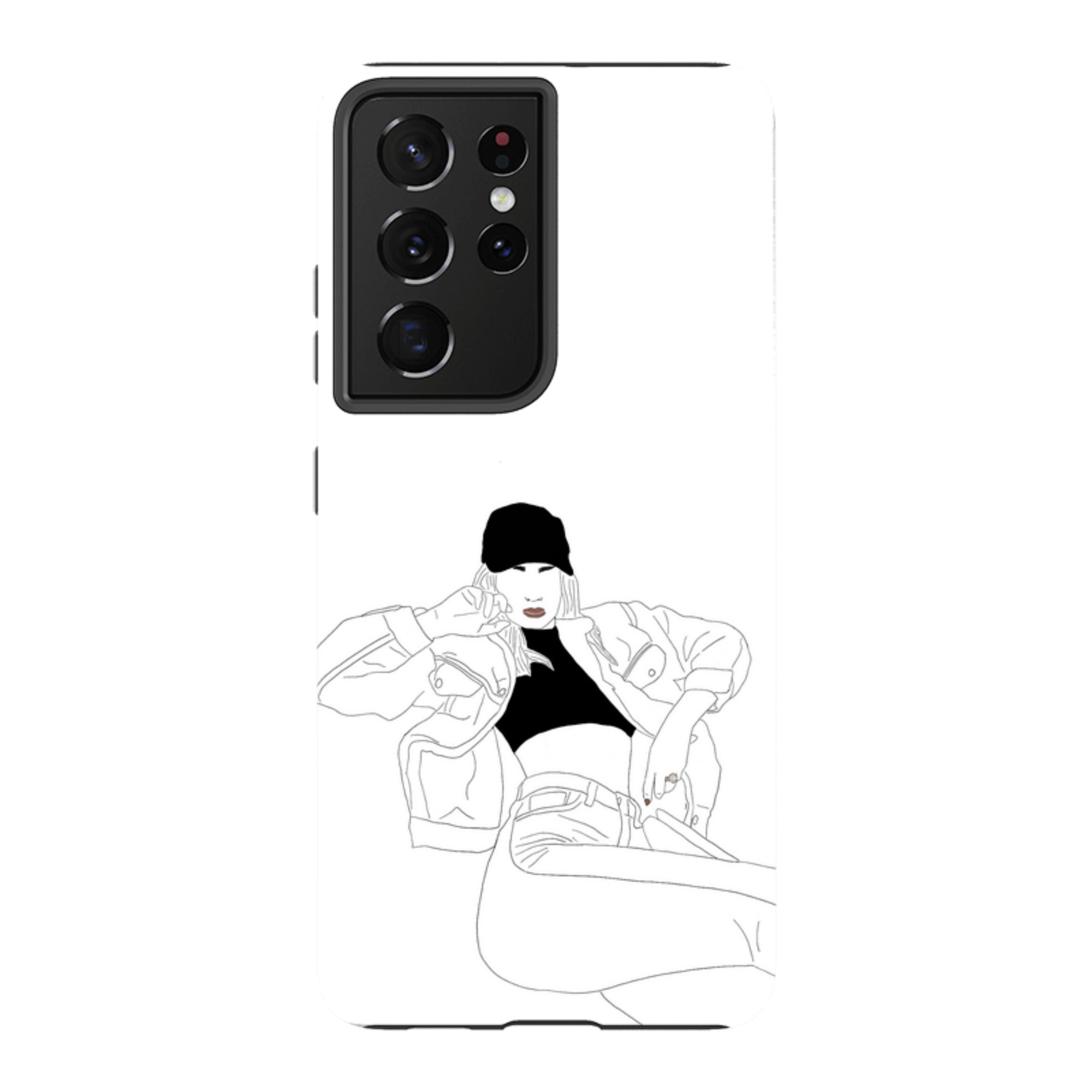 Black Cap by Keagan Haight — Samsung Galaxy Tough Case — Finnaij