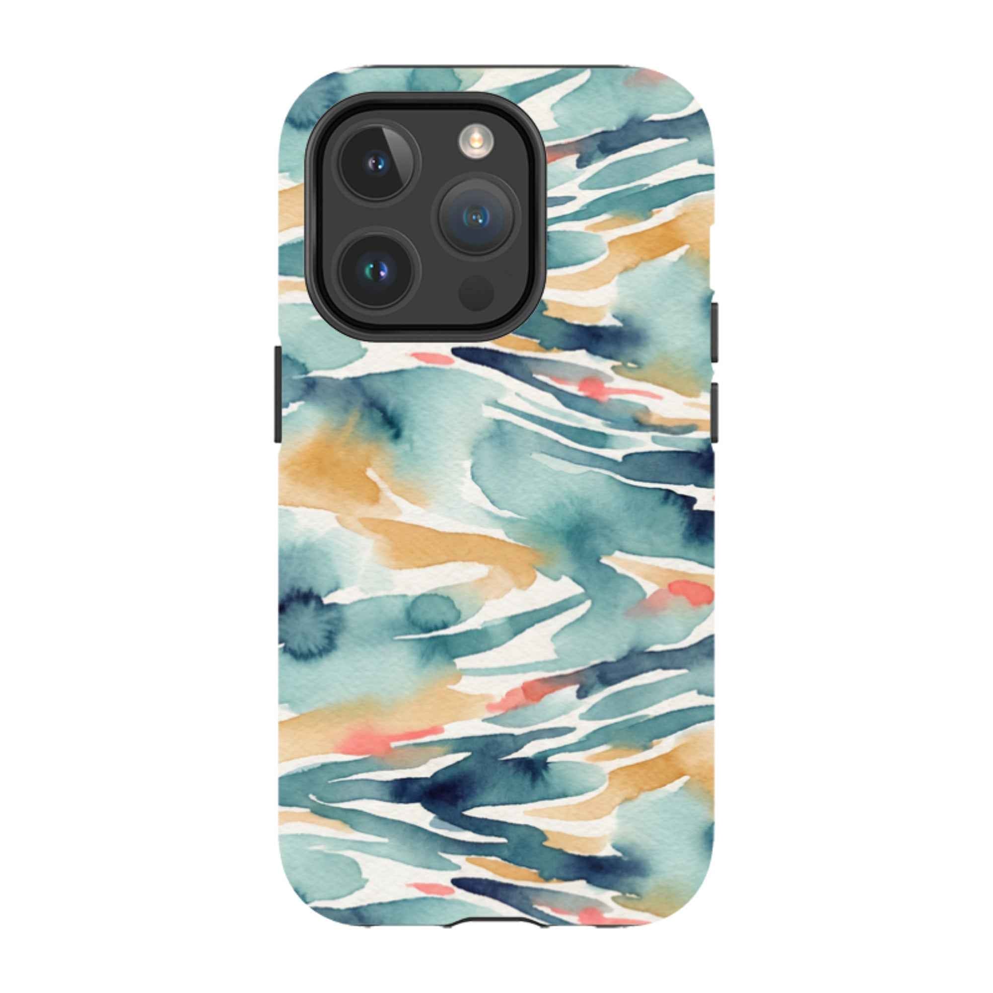 River Reflection Pattern Crop by Tobi Akinyemi - iPhone MagSafe Tough Case