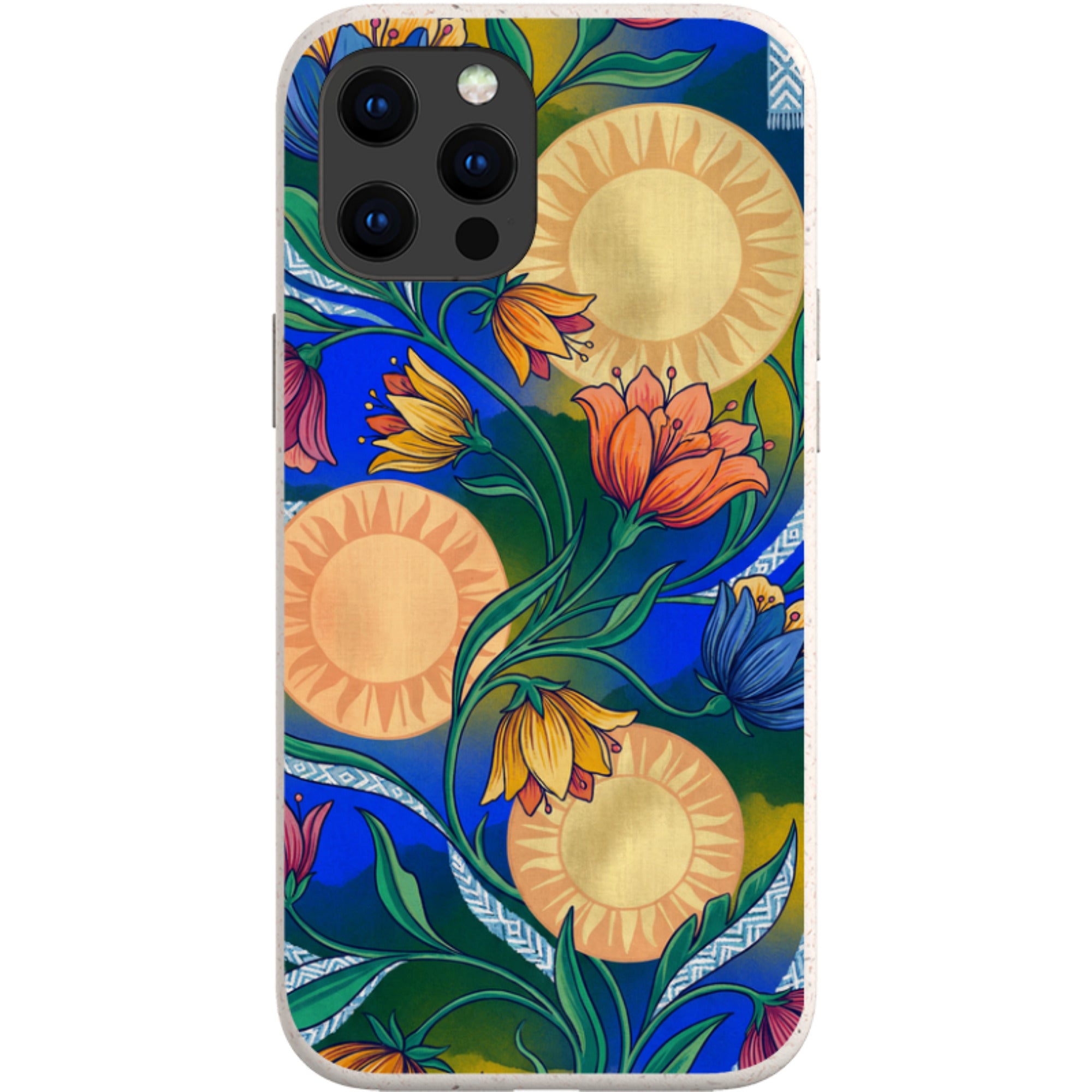 Midnight Sun Garden by Aino Kallio — iPhone 13 Pro Max iPhone Bio-degradable Case — Finnaij