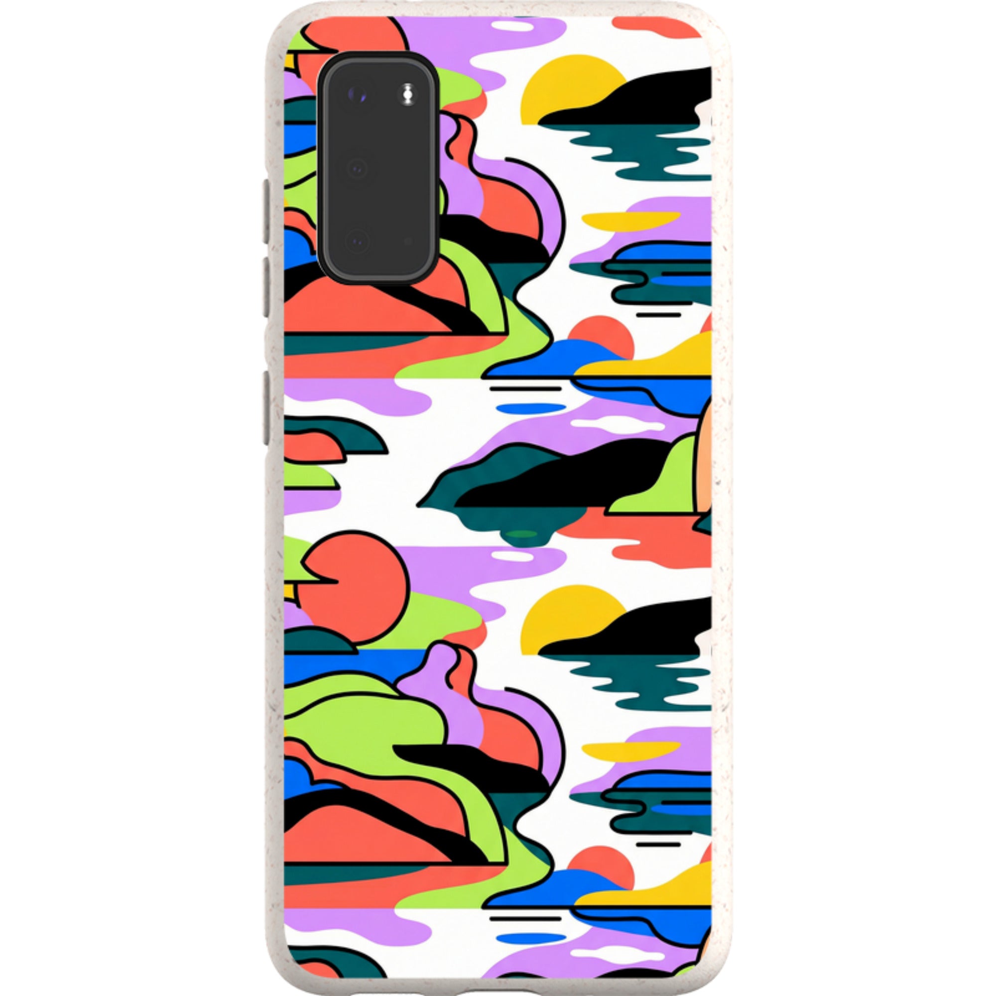 Archipelago Color Motion by Salla Niemi - Samsung Galaxy Bio-degradable Case