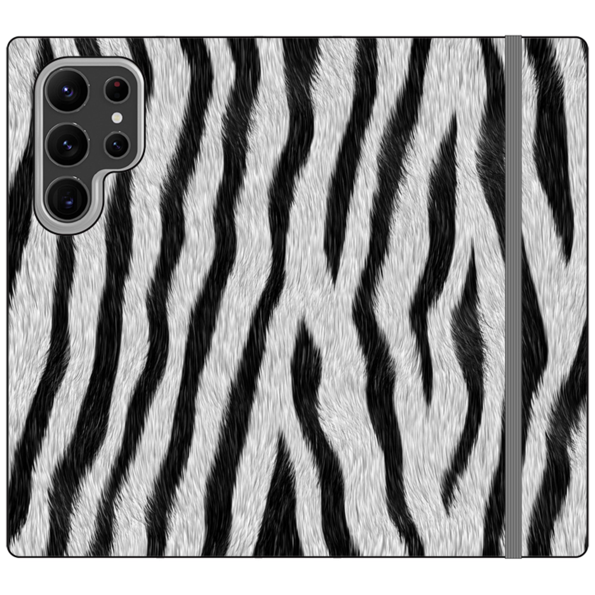 Zebra Groove — Folio Wallet Case — Finnaij