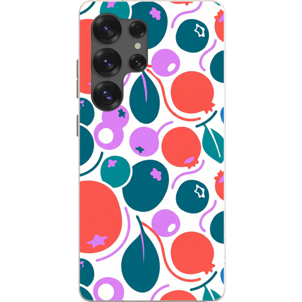 Berry Icon Remix by Salla Niemi Bio-degradable Case for Samsung Galaxy — Finnaij