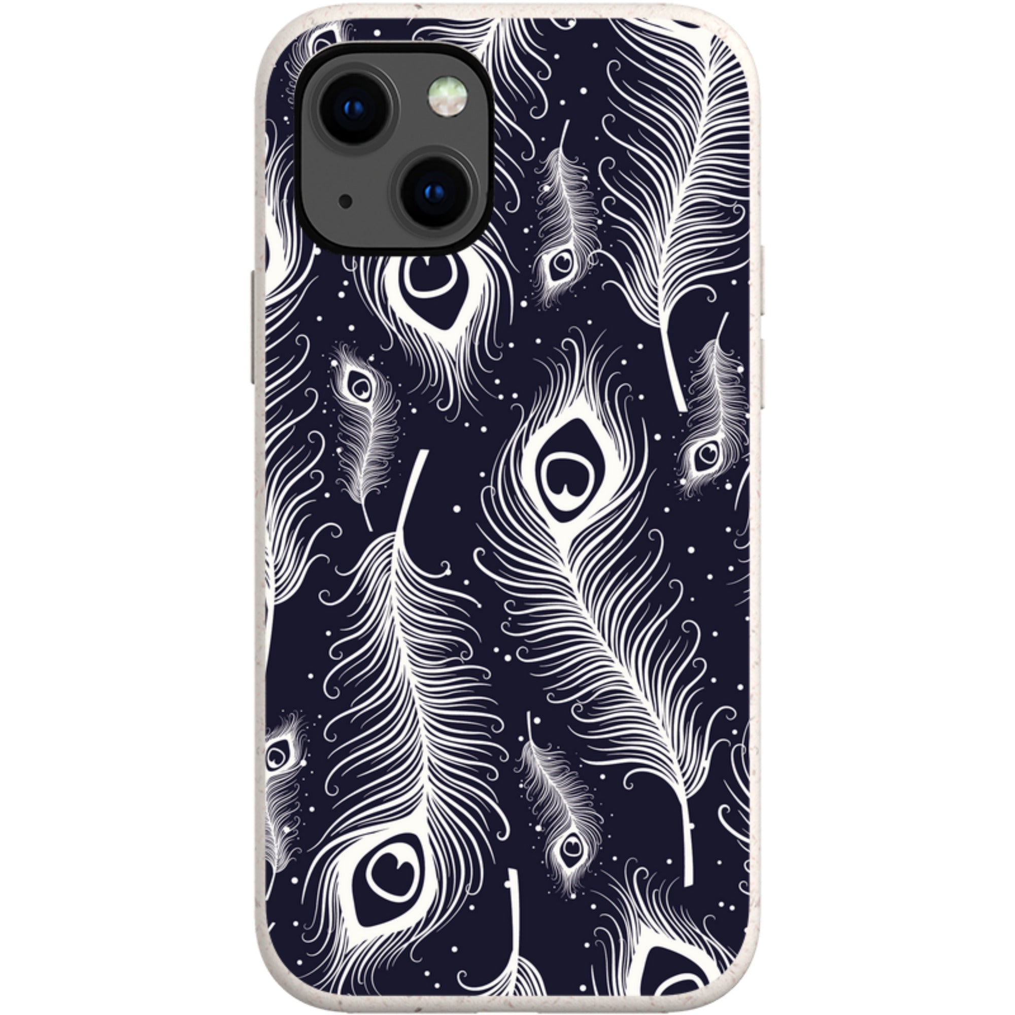 Feathers in Bloom — iPhone 13 iPhone Bio-degradable Case — Finnaij