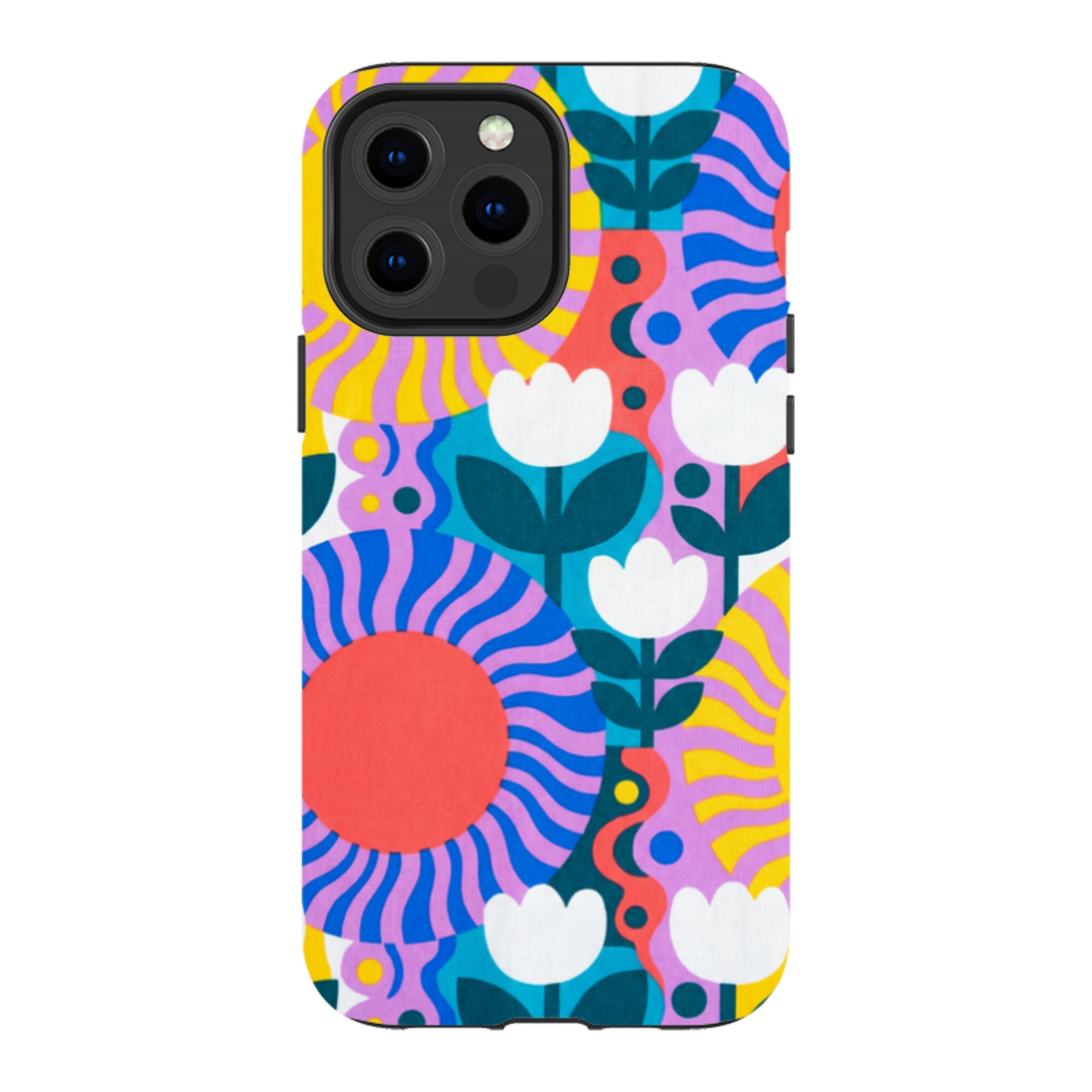 Midnight Sun Mod Bloom by Salla Niemi — iPhone 13 Pro Max Magsafe Tough Case — Finnaij