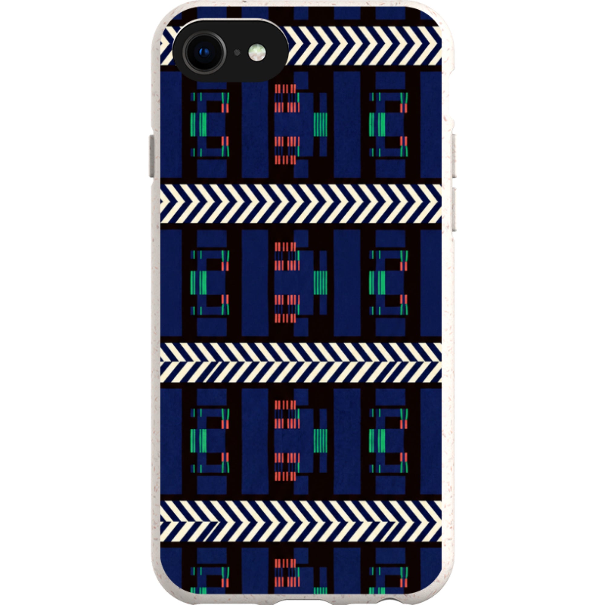 Midnight Aso-Oke by Ada Okoye — iPhone SE3 iPhone Bio-degradable Case — Finnaij