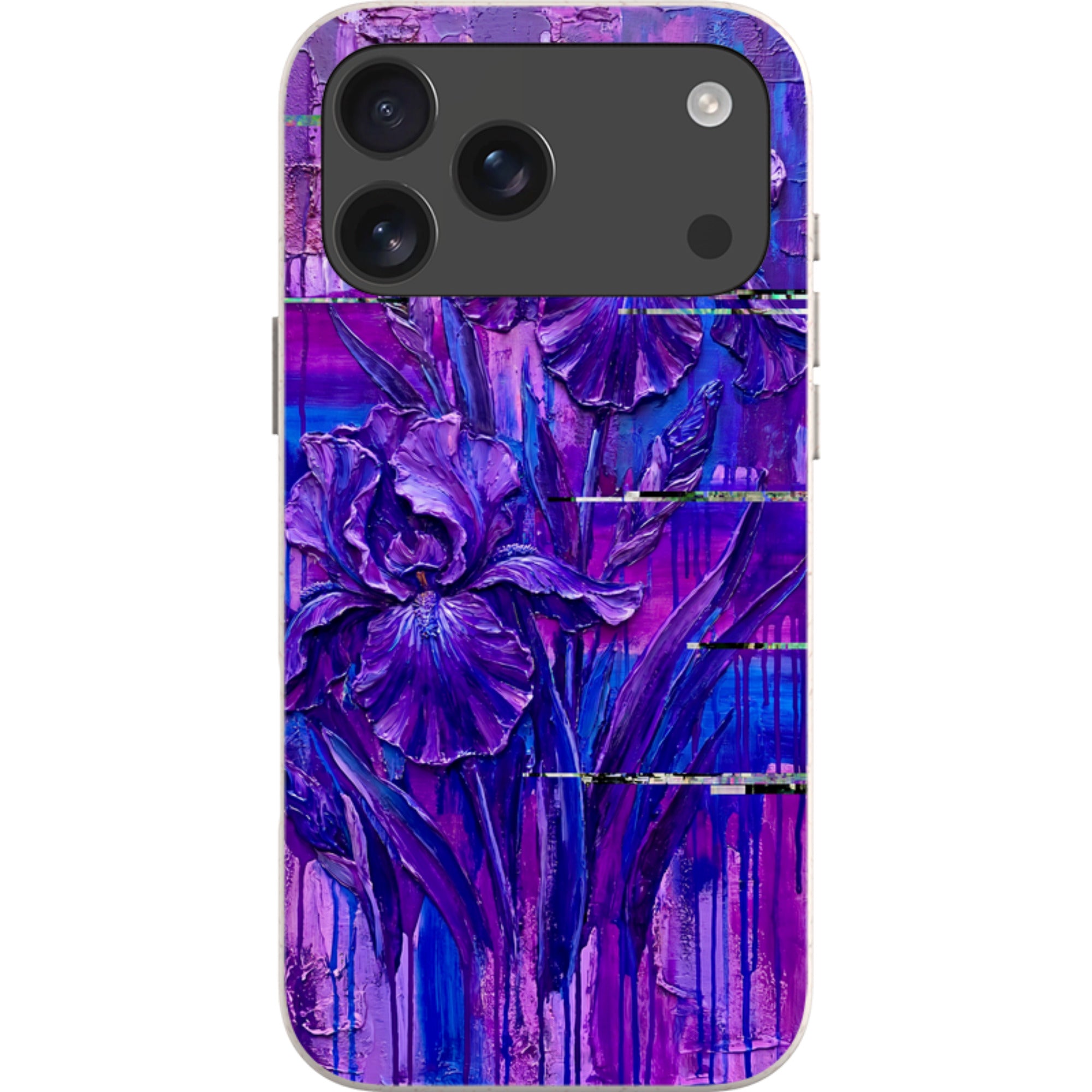 Iris Flowers by Frida Lövström — iPhone 17 Pro Max iPhone Bio-degradable Case — Finnaij