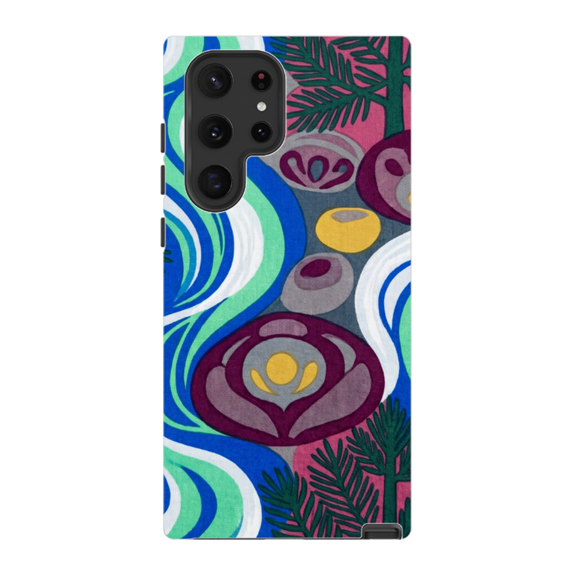 Sauna Bloom Motif by Aino Kallio — Samsung Galaxy Tough Case — Finnaij