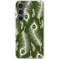 Feathers in Bloom Army Green — Samsung Galaxy Bio-degradable Case — Finnaij