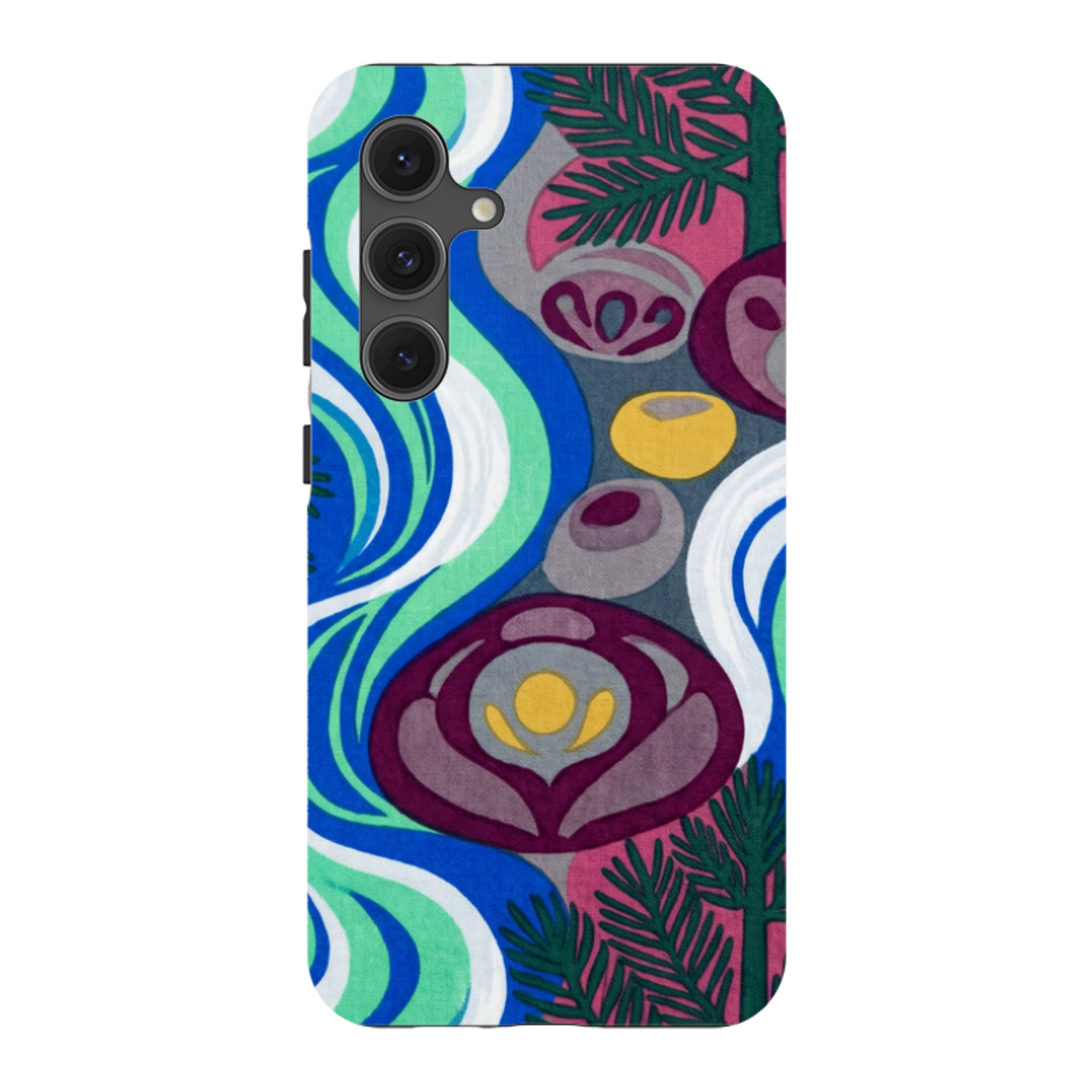 Sauna Bloom Motif by Aino Kallio — Samsung Galaxy Tough Case — Finnaij