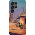 City Edge Quiet Street by Tobi Akinyemi — S25 Ultra Samsung Galaxy Bio-degradable Case — Finnaij