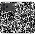 Black-White Grunge — iPhone 17 Pro Max Wallet Case — Finnaij